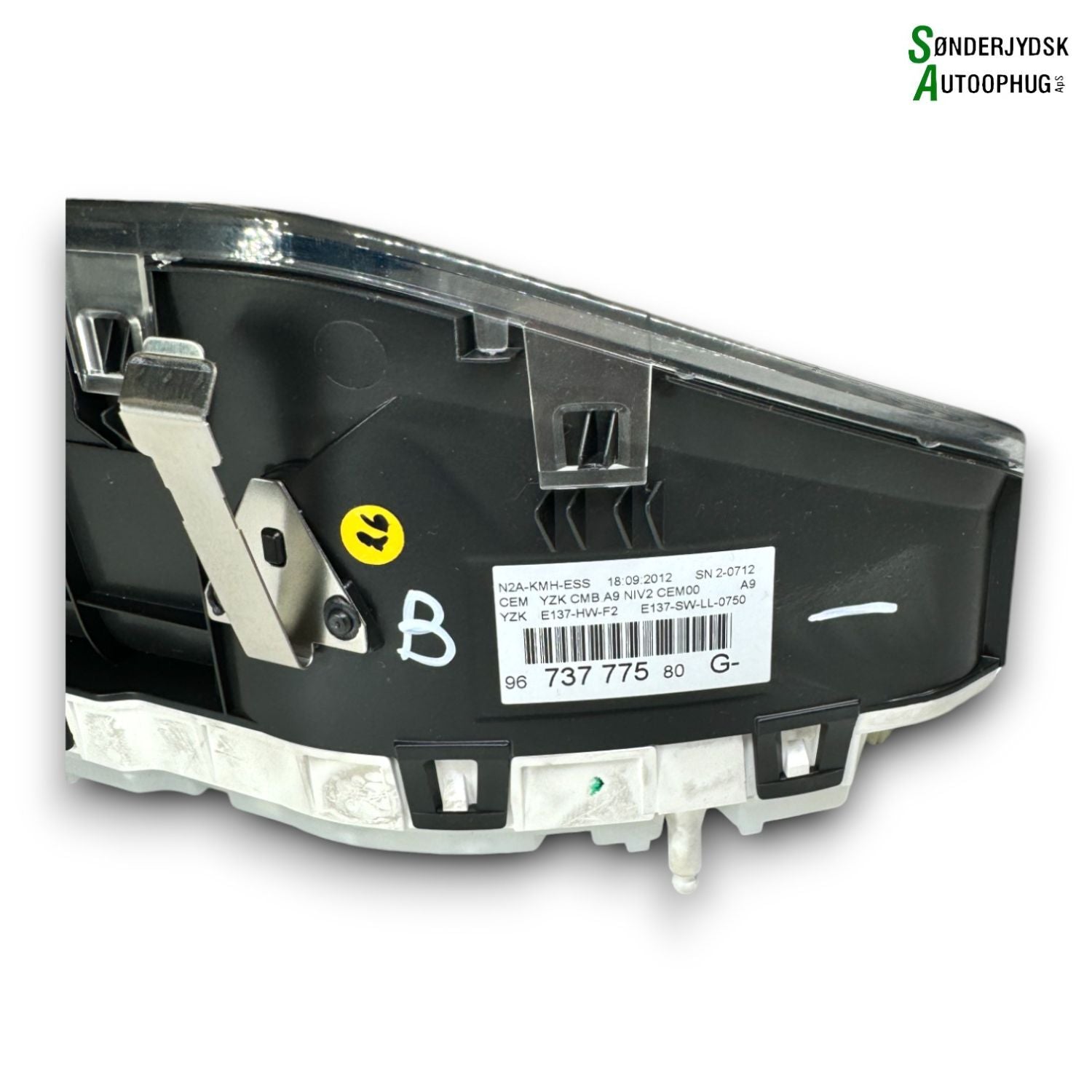 Peugeot 208 Speedometer - Instrument Med OEM Nr. 9673777580 Fra Peugeot Ophugger
