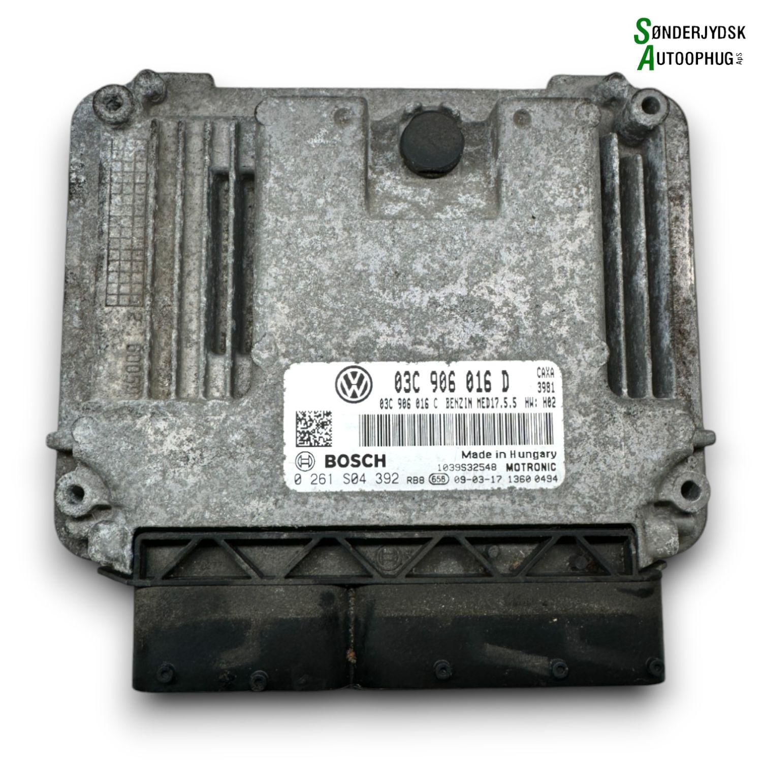 Skoda Octavia Motorstyring - Motorstyreboks - Injection Elboks Med OEM Nr. 03C906016C Fra Skoda Ophugger