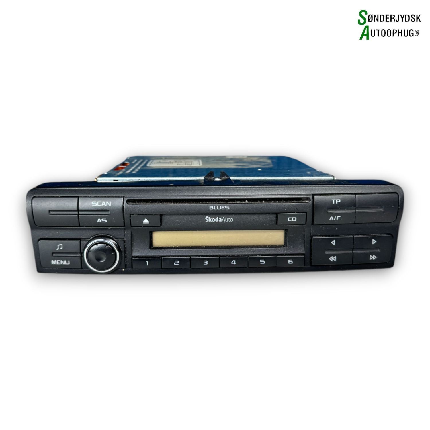 Skoda Octavia Radio M/Cd Med OEM Nr. 1Z0035152D Fra Skoda Ophugger