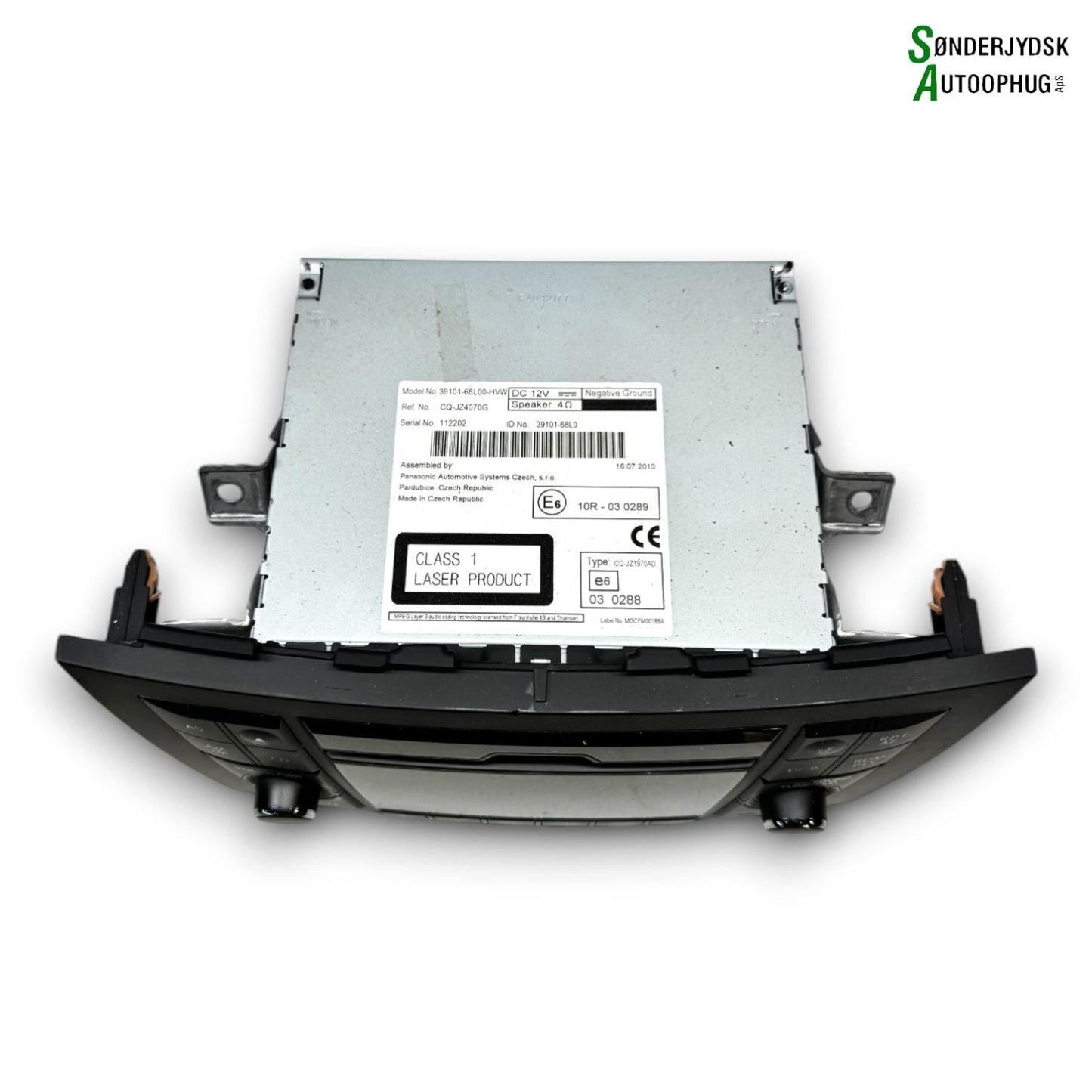 Suzuki Swift Radio Med OEM Nr. 3910168L00HVW Fra Suzuki Ophugger