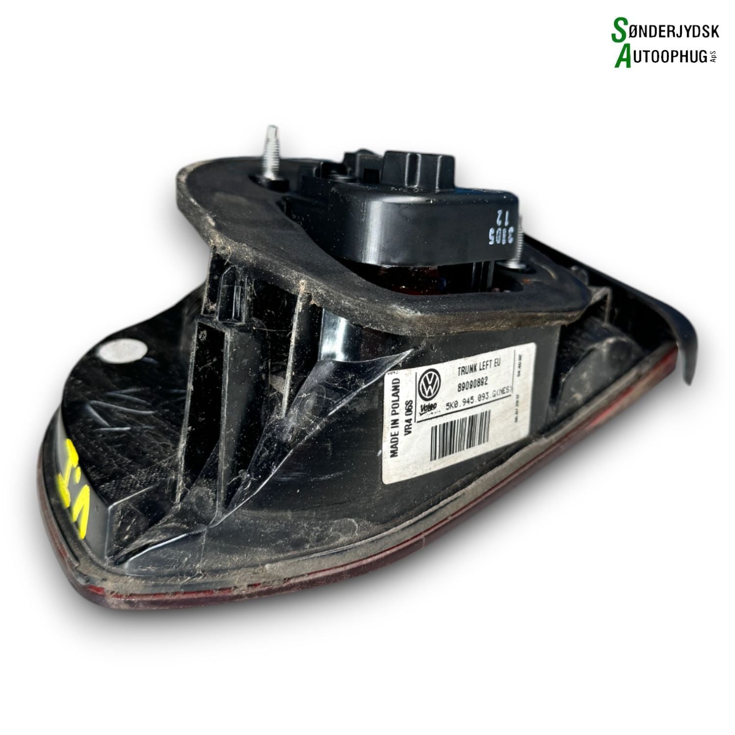 VW Golf 6 1K Baglygte Med OEM Nr. 5K0945093G Fra VW Ophugger