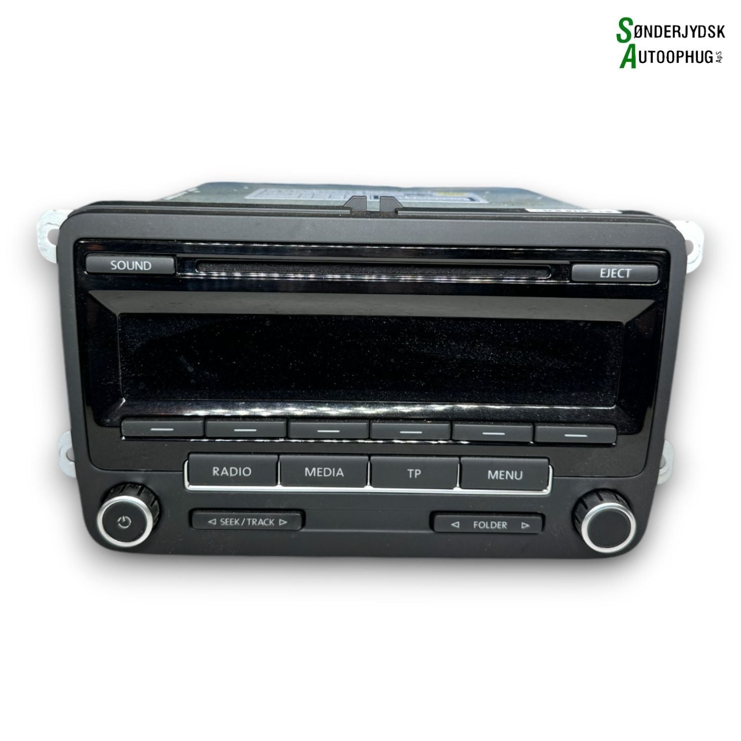 VW Golf 6 1K Radio M/Cd Med OEM Nr. 1K0035186AN Fra VW Ophugger