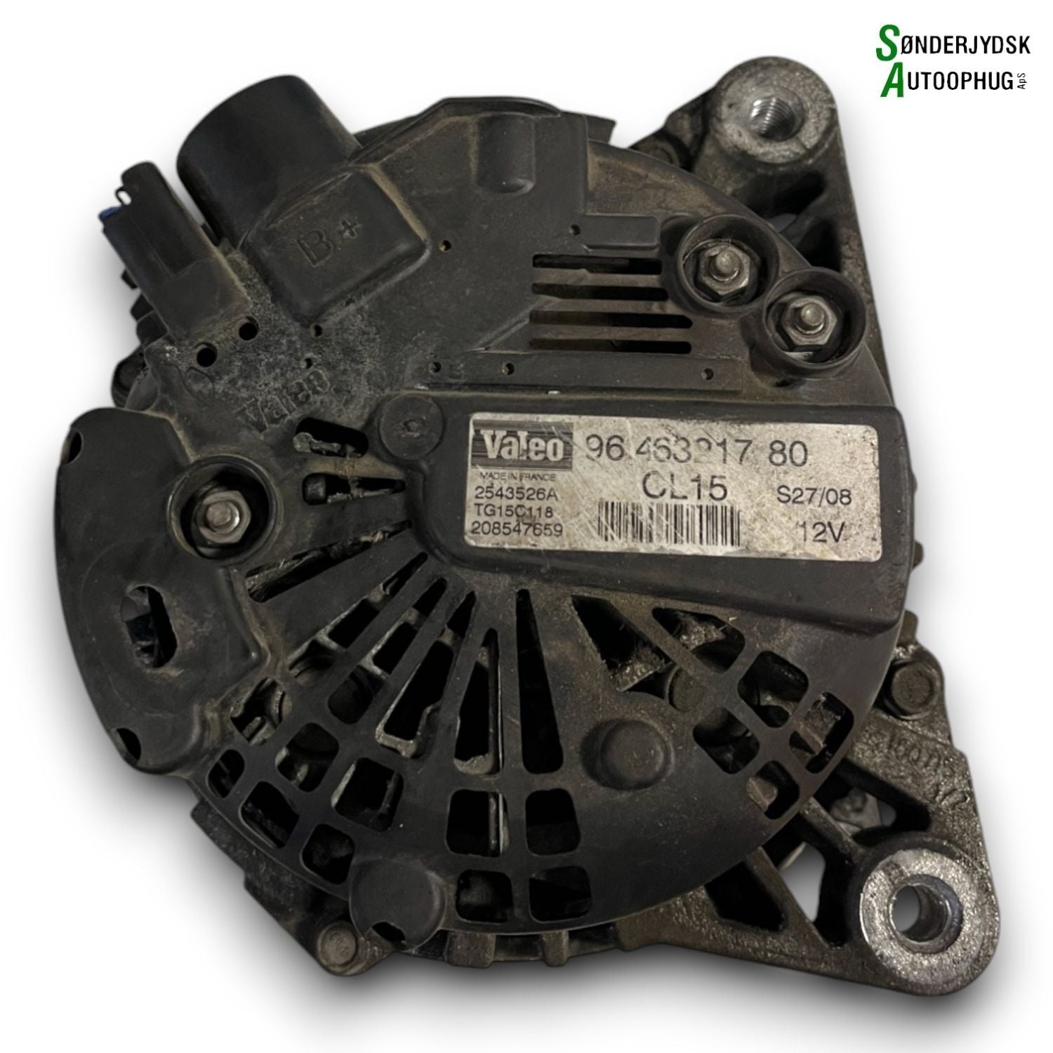 Peugeot 308 Generator Med OEM Nr. 9646321780 Fra Peugeot Ophugger