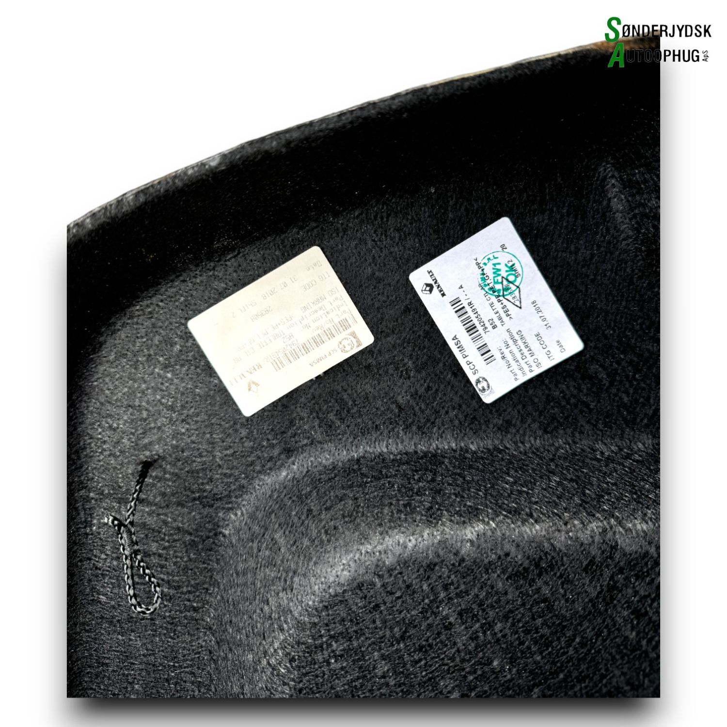 Dacia Sandero LL Baghylde/Hattehylde Med OEM Nr. 794205491R Fra Dacia Ophugger