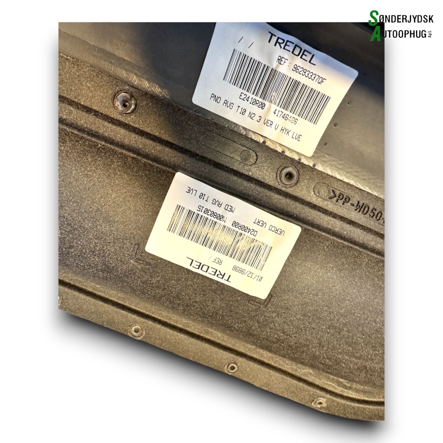 Peugeot 206 Cc Dørbeklædning Med OEM Nr. 9629334977 Fra Peugeot Ophugger