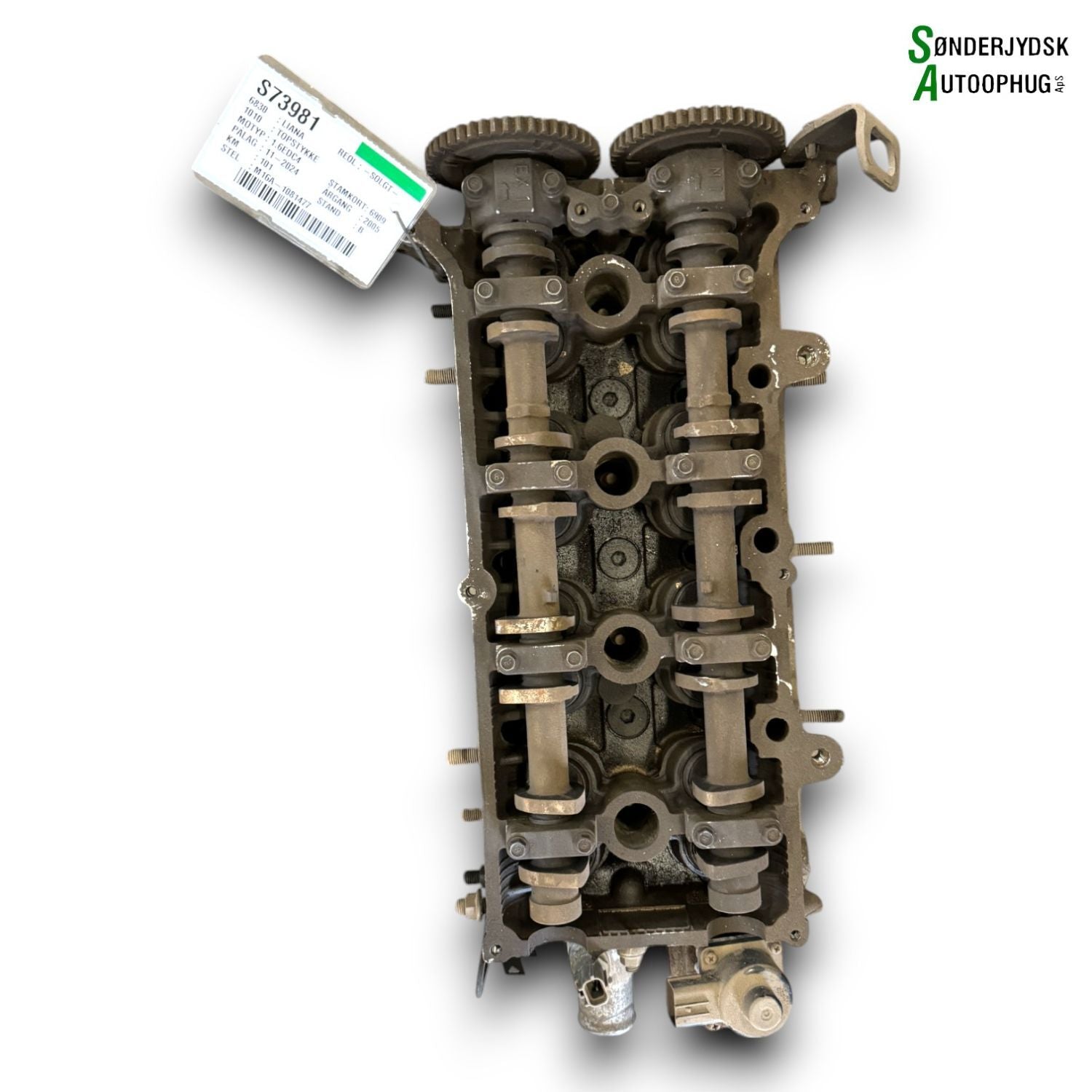 Suzuki Liana Topstykke Med OEM Nr. M16A Fra Suzuki Ophugger