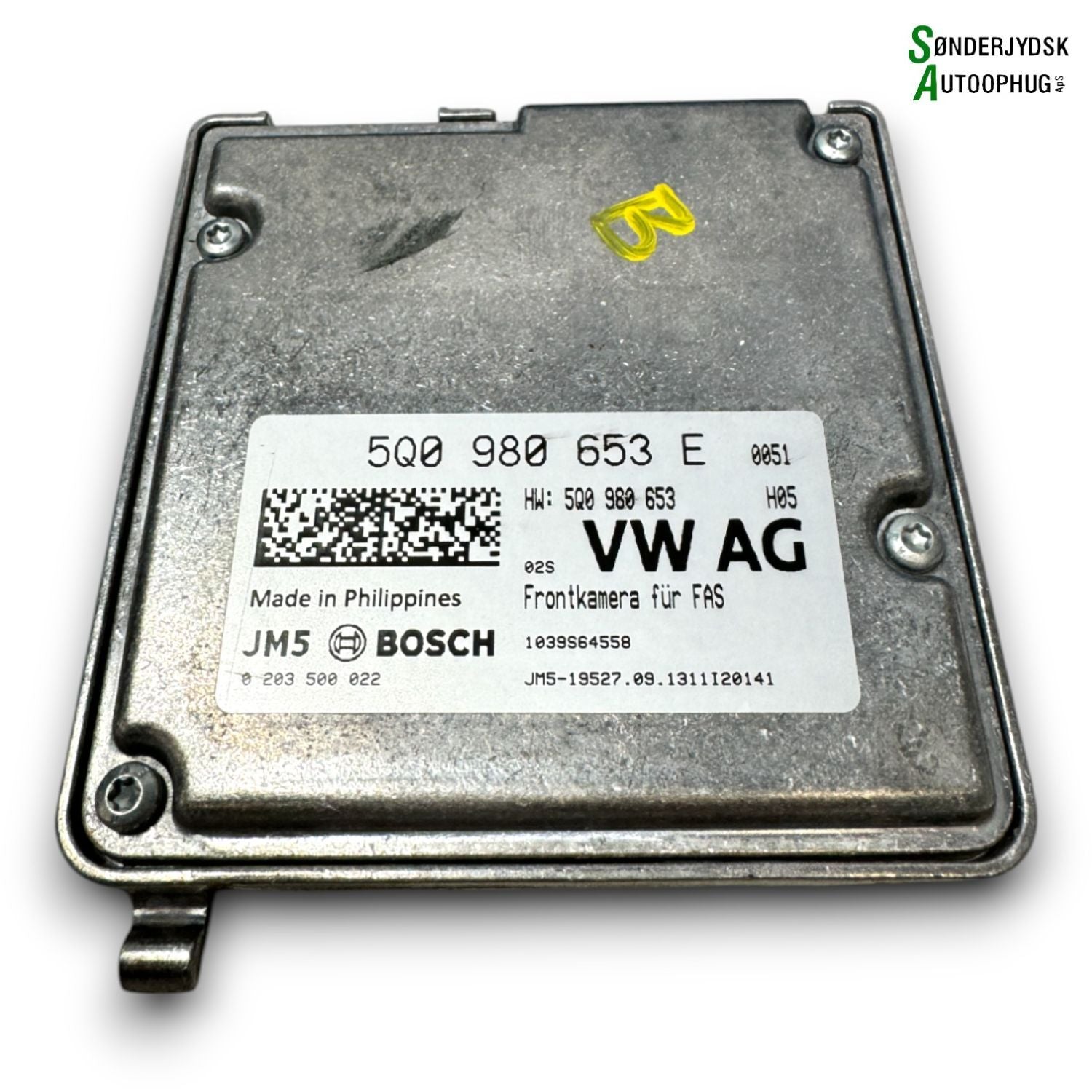 VW Golf 7 AU Front Kamera Med OEM Nr. 5Q0980653FZ13 Fra VW Ophugger