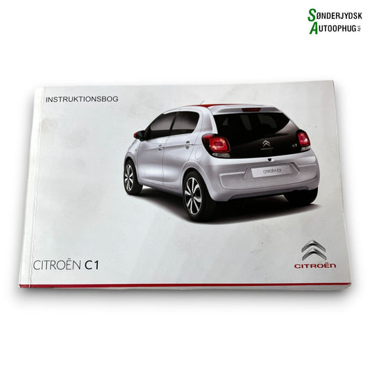 Citroen C1 Instruktionsbog Med OEM Nr. DANSK Fra Citroen Ophugger