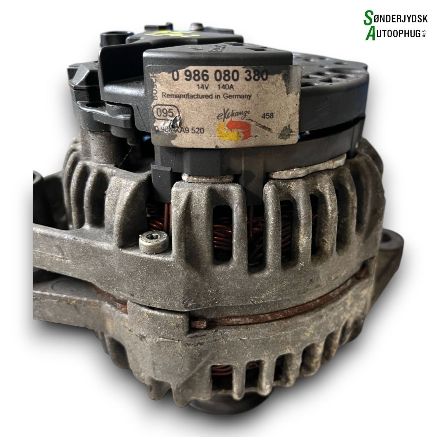 Opel Zafira B Generator Med OEM Nr. 0986080380 Fra Opel Ophugger