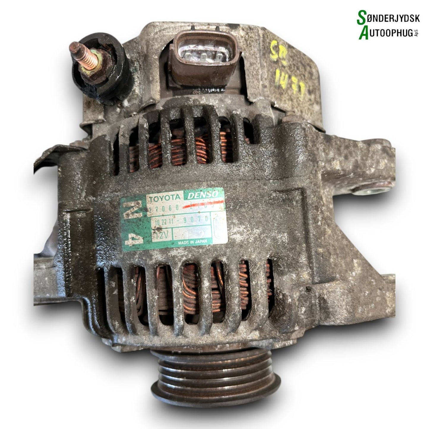 Toyota Yaris Verso Generator Med OEM Nr. 2706021031 Fra Toyota Ophugger