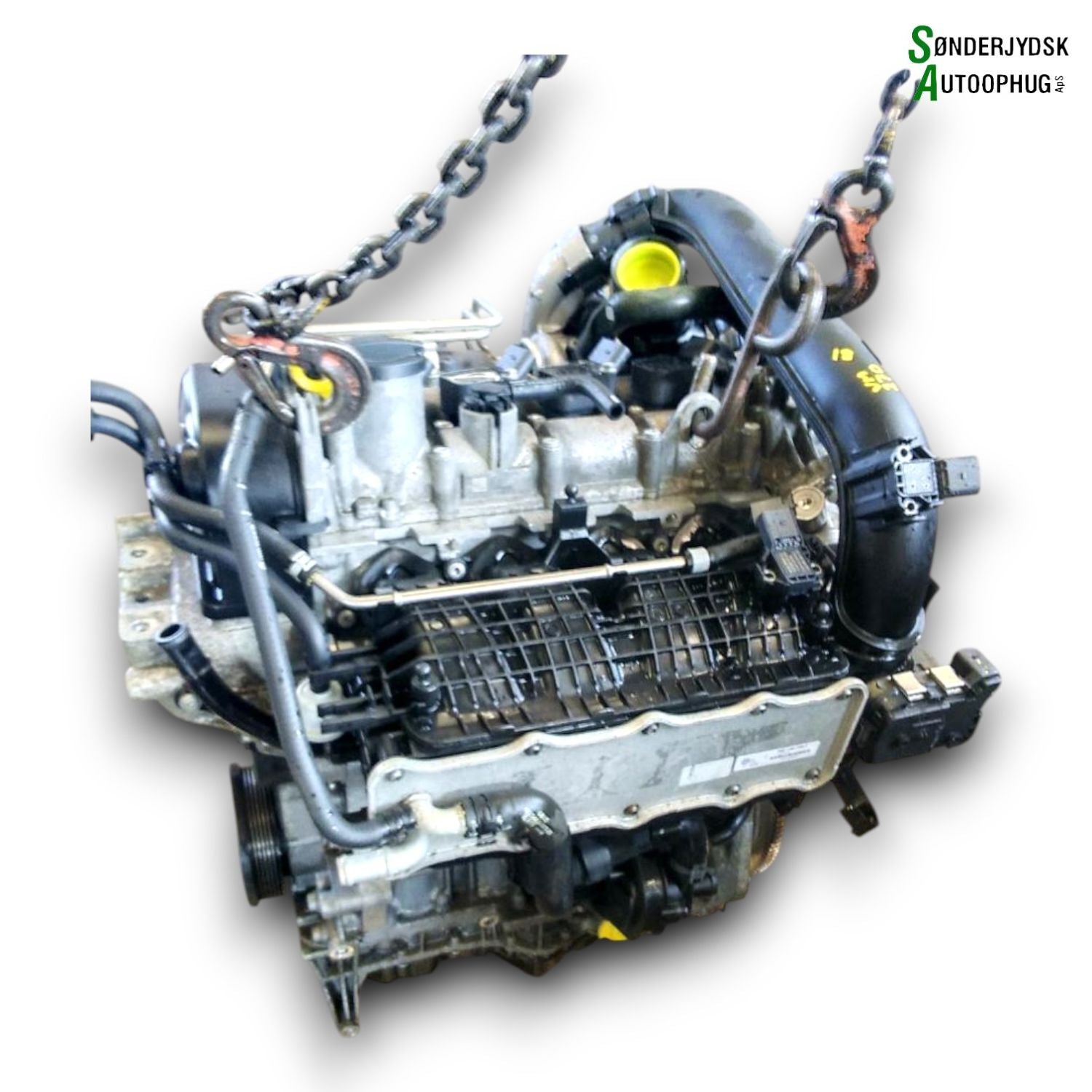 VW Touran 5T Motor Med OEM Nr. 04E100098F Fra VW Ophugger