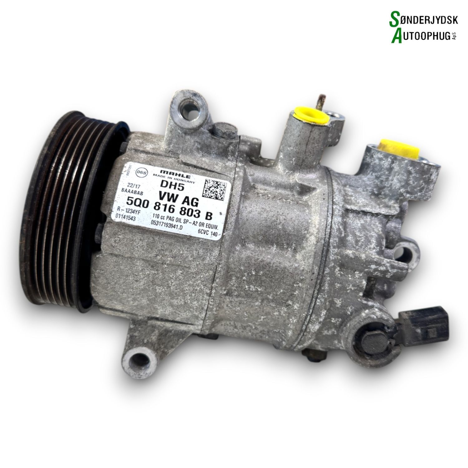 VW Touran 5T Aircondition Pumpe Med OEM Nr. 5Q0816803D Fra VW Ophugger
