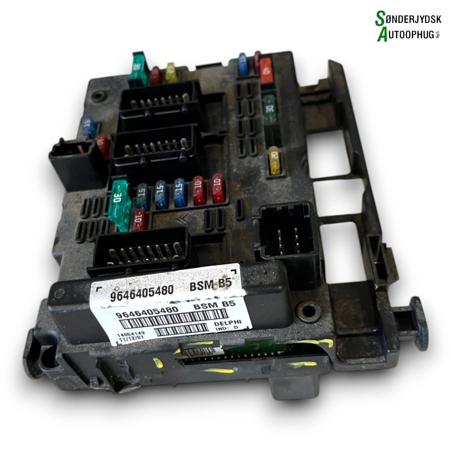 Peugeot 307 Sikringsboks Med OEM Nr. 9646405480 Fra Peugeot Ophugger