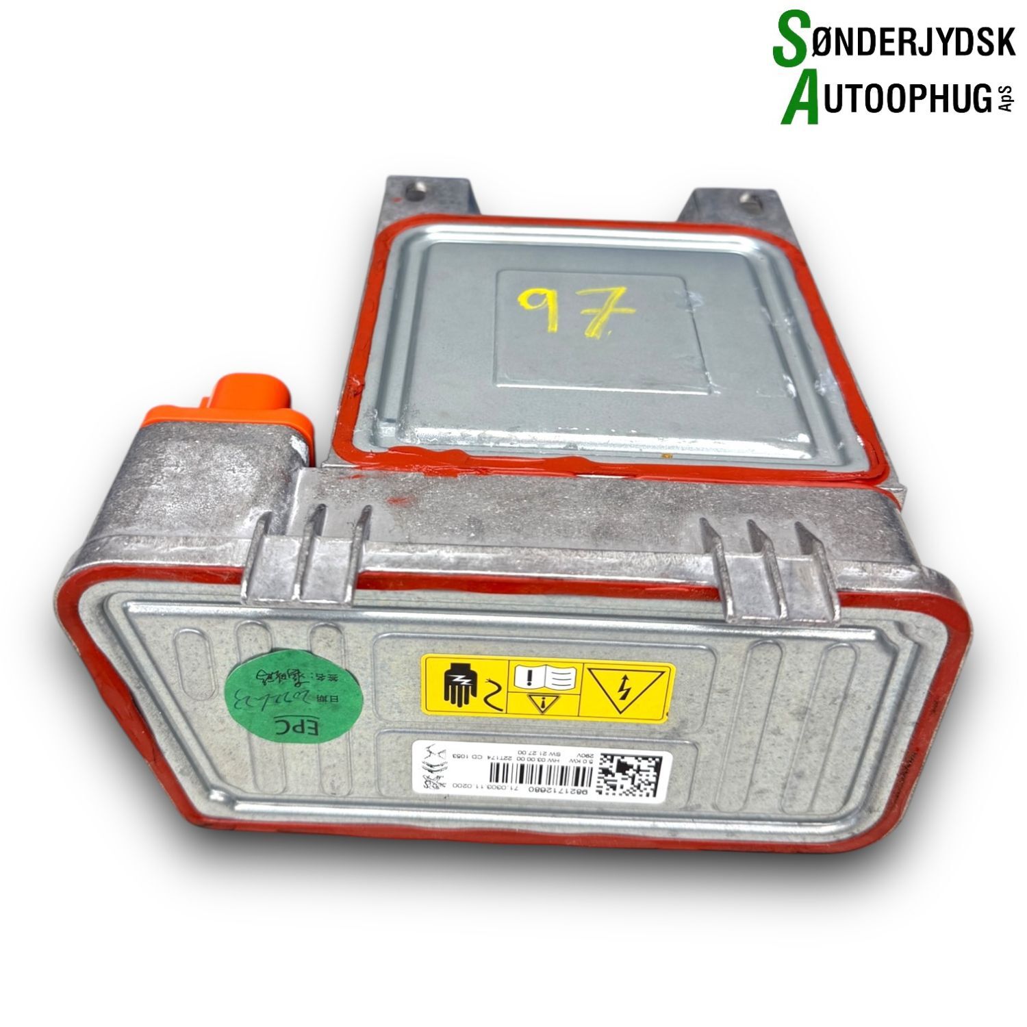 Peugeot E-3008 Vandopvarmer El Med OEM Nr. 9821712680 Fra Peugeot Ophugger