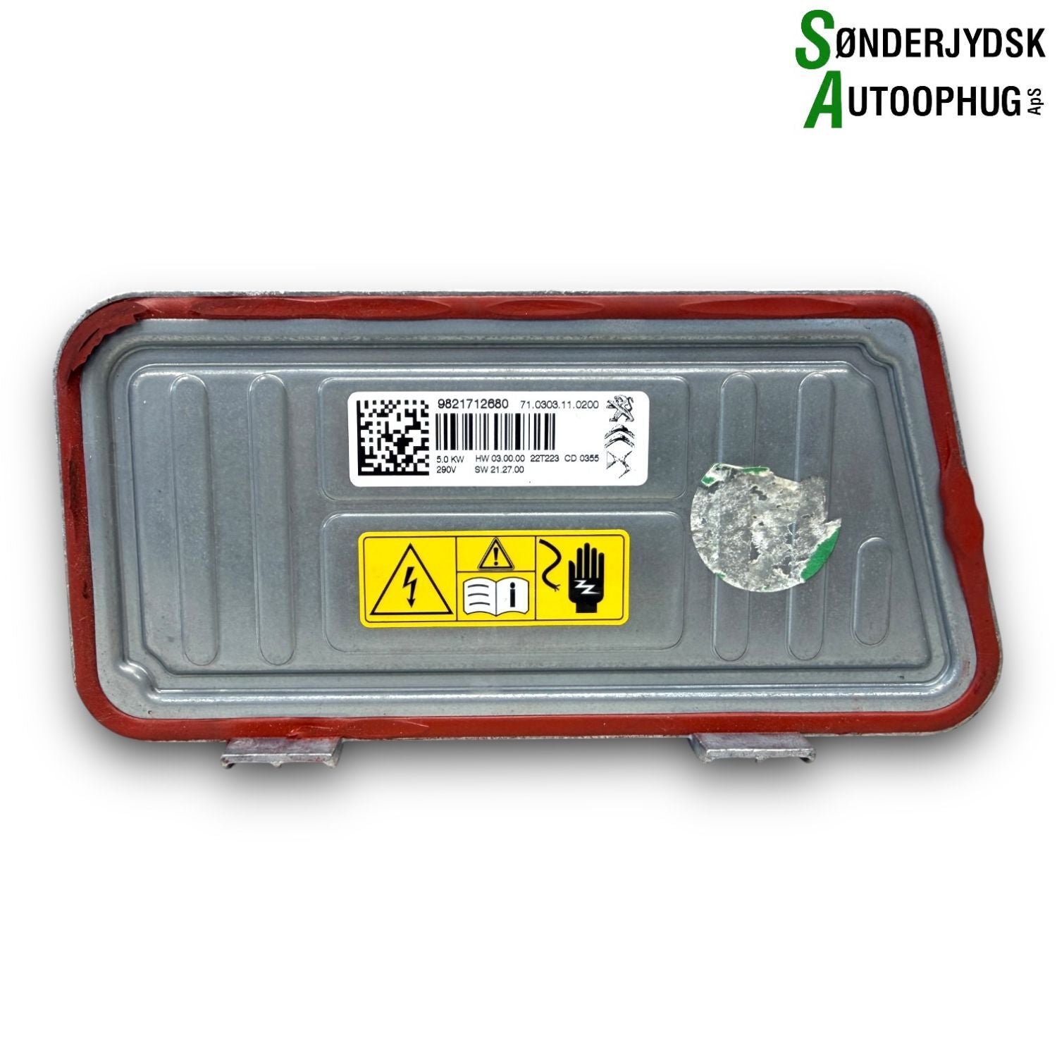 Opel Vivaro 3/Zafira Life Vandopvarmer El Med OEM Nr. 9821712680 Fra Opel Ophugger