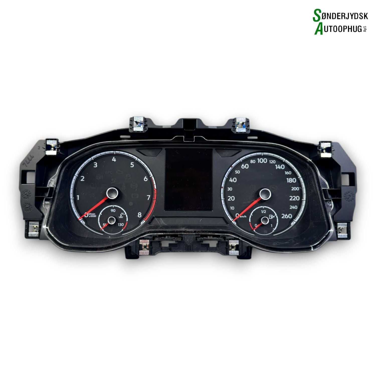 VW Polo Aw Speedometer - Instrument Med OEM Nr. 2G0920740A Fra VW Ophugger