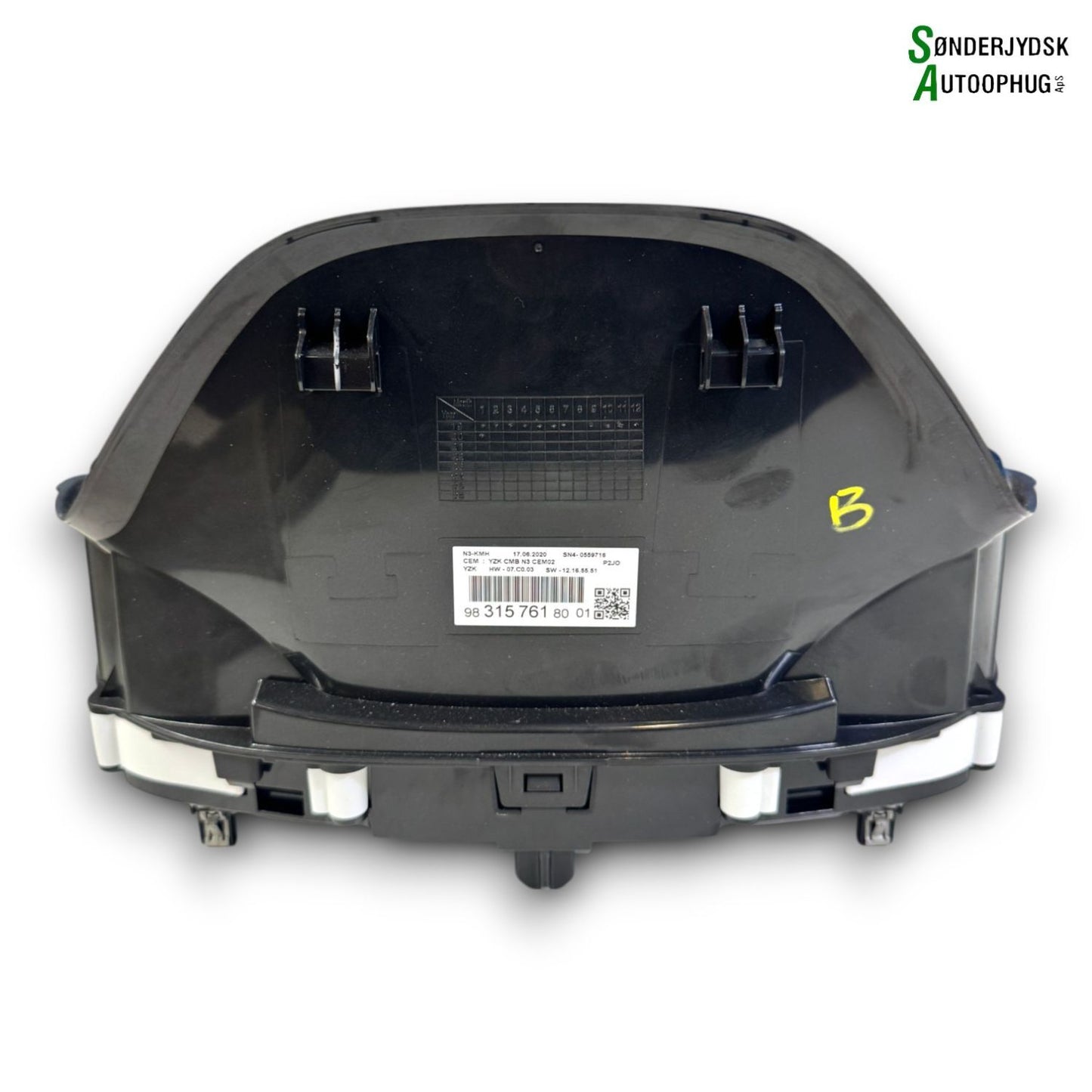 Opel Corsa F Speedometer - Instrument Med OEM Nr. 9831576180 Fra Opel Ophugger