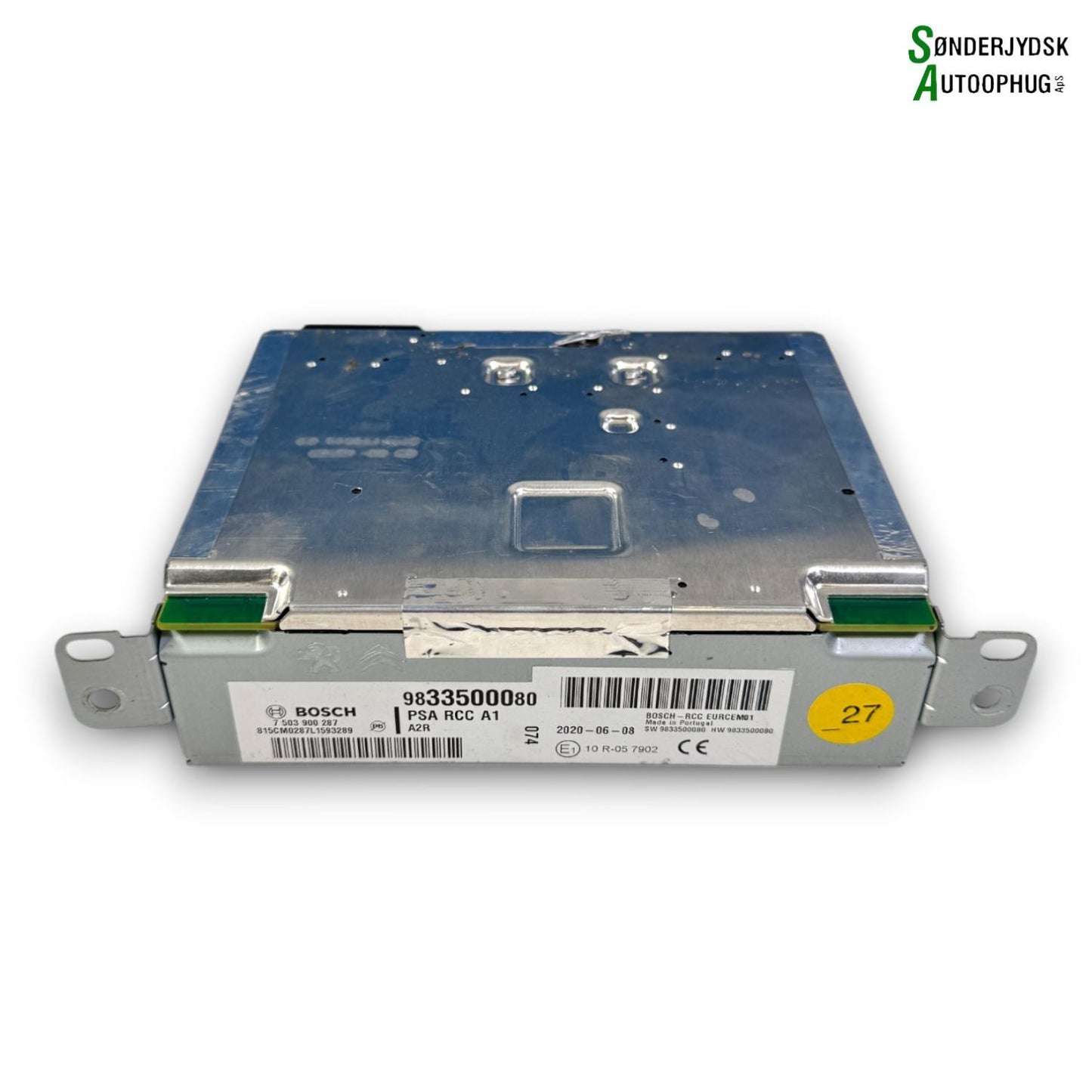 Opel Corsa F Radio Med OEM Nr. 9833500080 Fra Opel Ophugger