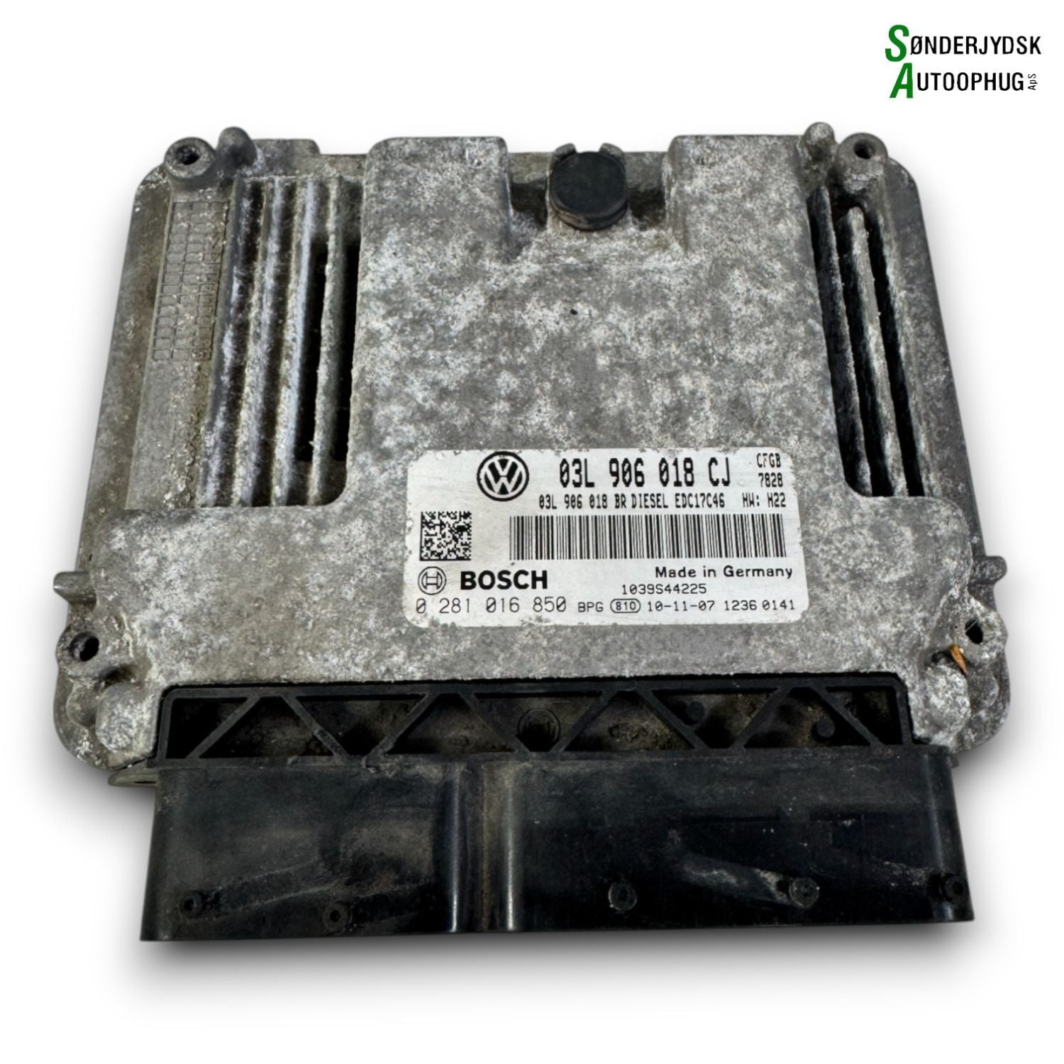 Skoda Superb Motorstyring - Motorstyreboks - Injection Elboks Med OEM Nr. 03L906018CJ Fra Skoda Ophugger