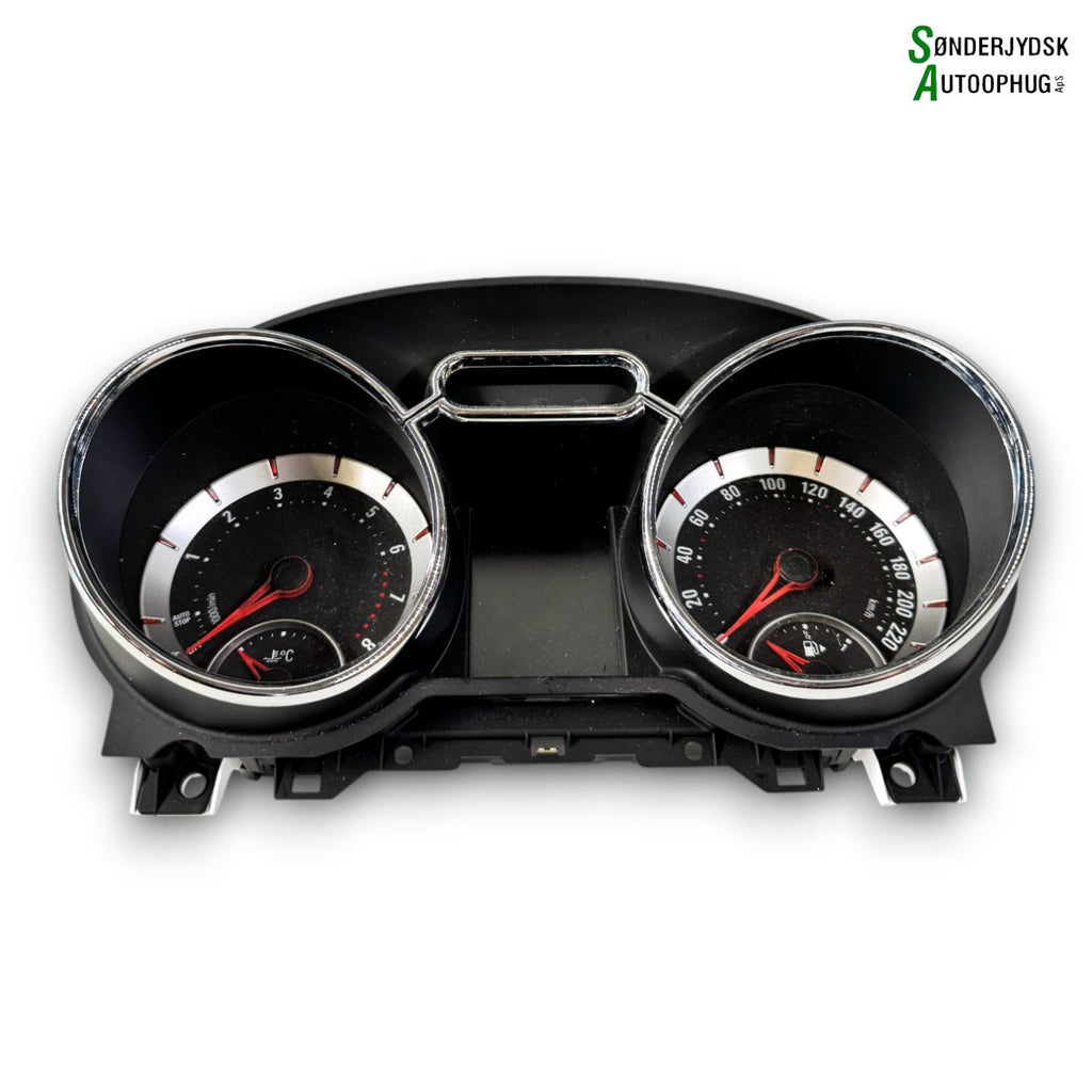 Opel Adam Speedometer - Instrument Med OEM Nr. 13433295 Fra Opel Ophugger