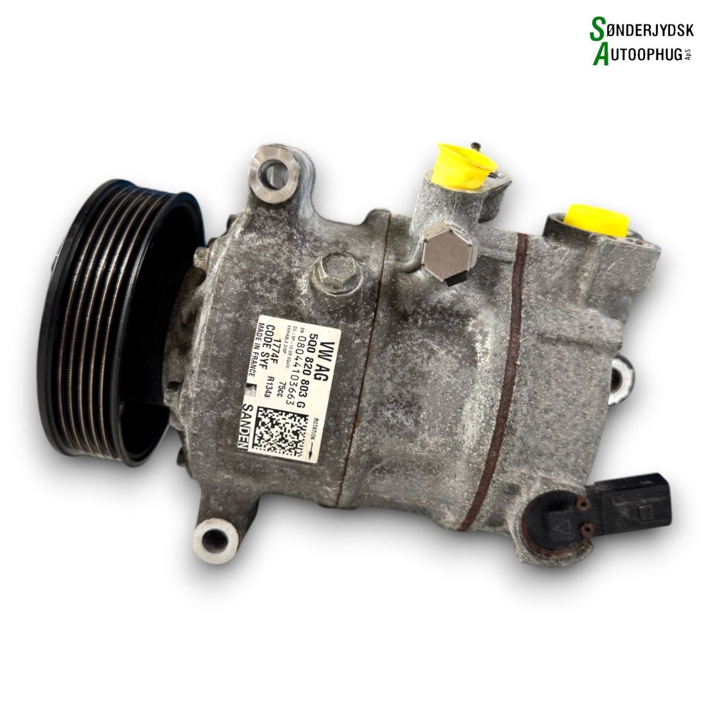 Skoda Octavia Aircondition Pumpe Med OEM Nr. 5Q0820803G Fra Skoda Ophugger