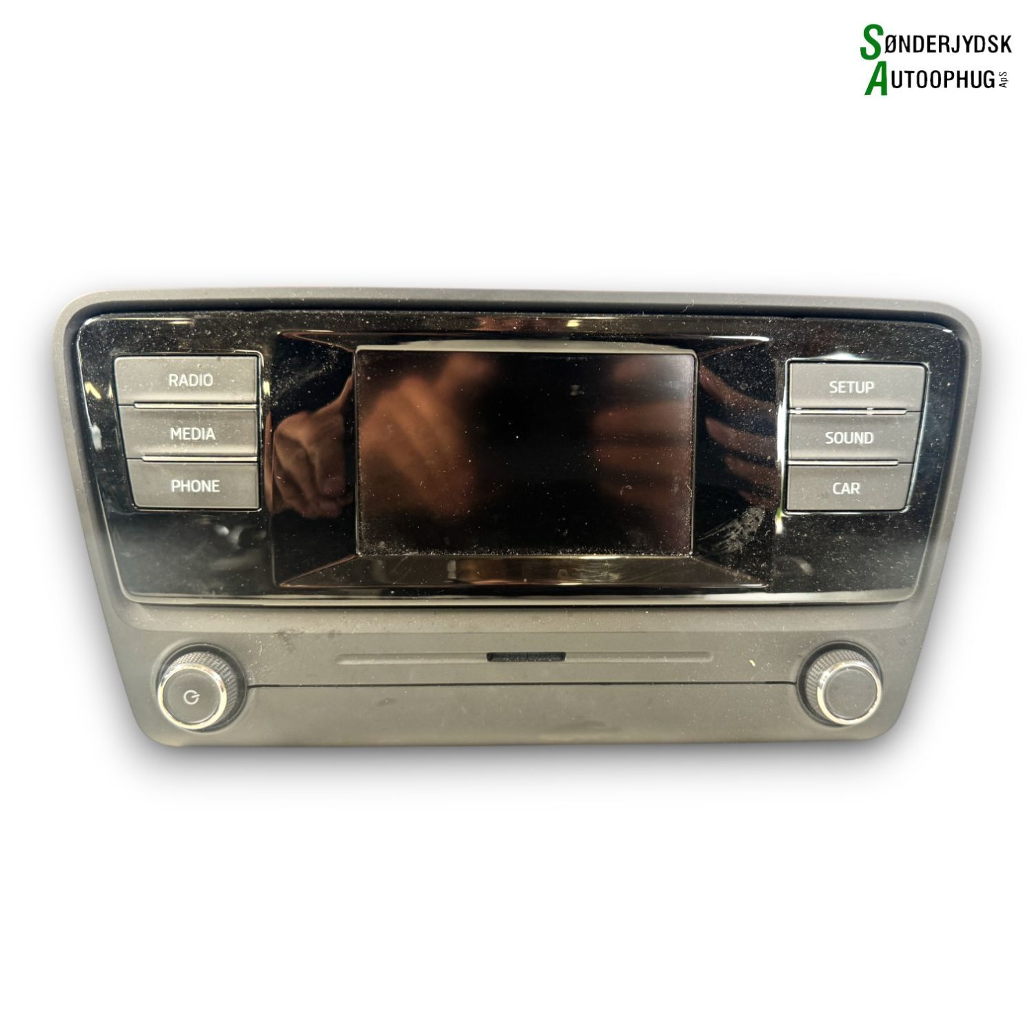 Skoda Octavia Radio, Multi Display Med OEM Nr. 5E0035871AIZY Fra Skoda Ophugger