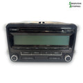 VW Polo 6R Radio M/Cd Med OEM Nr. 5M0035186AA Fra VW Ophugger