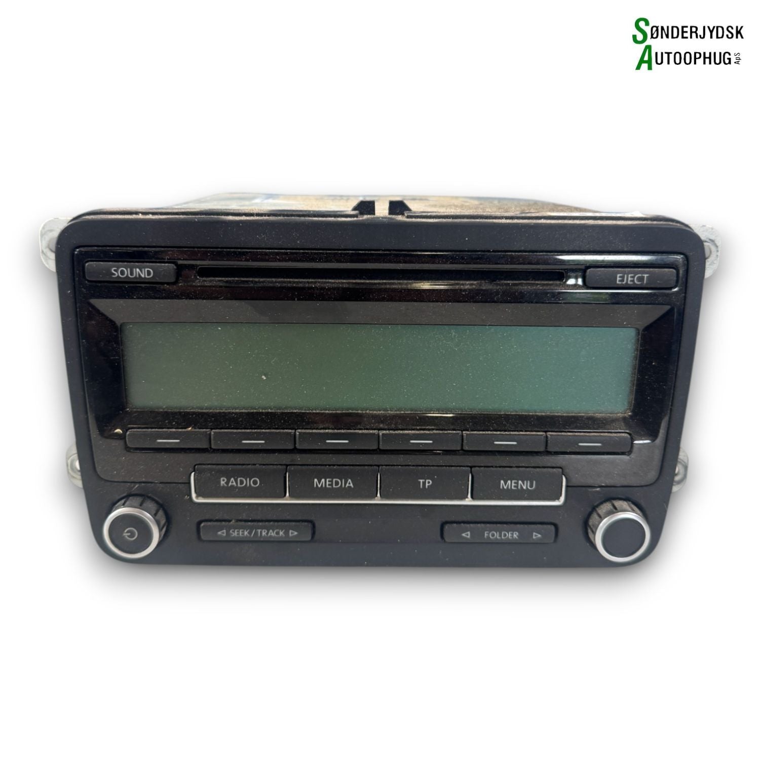 VW Polo 6R Radio M/Cd Med OEM Nr. 5M0035186AA Fra VW Ophugger