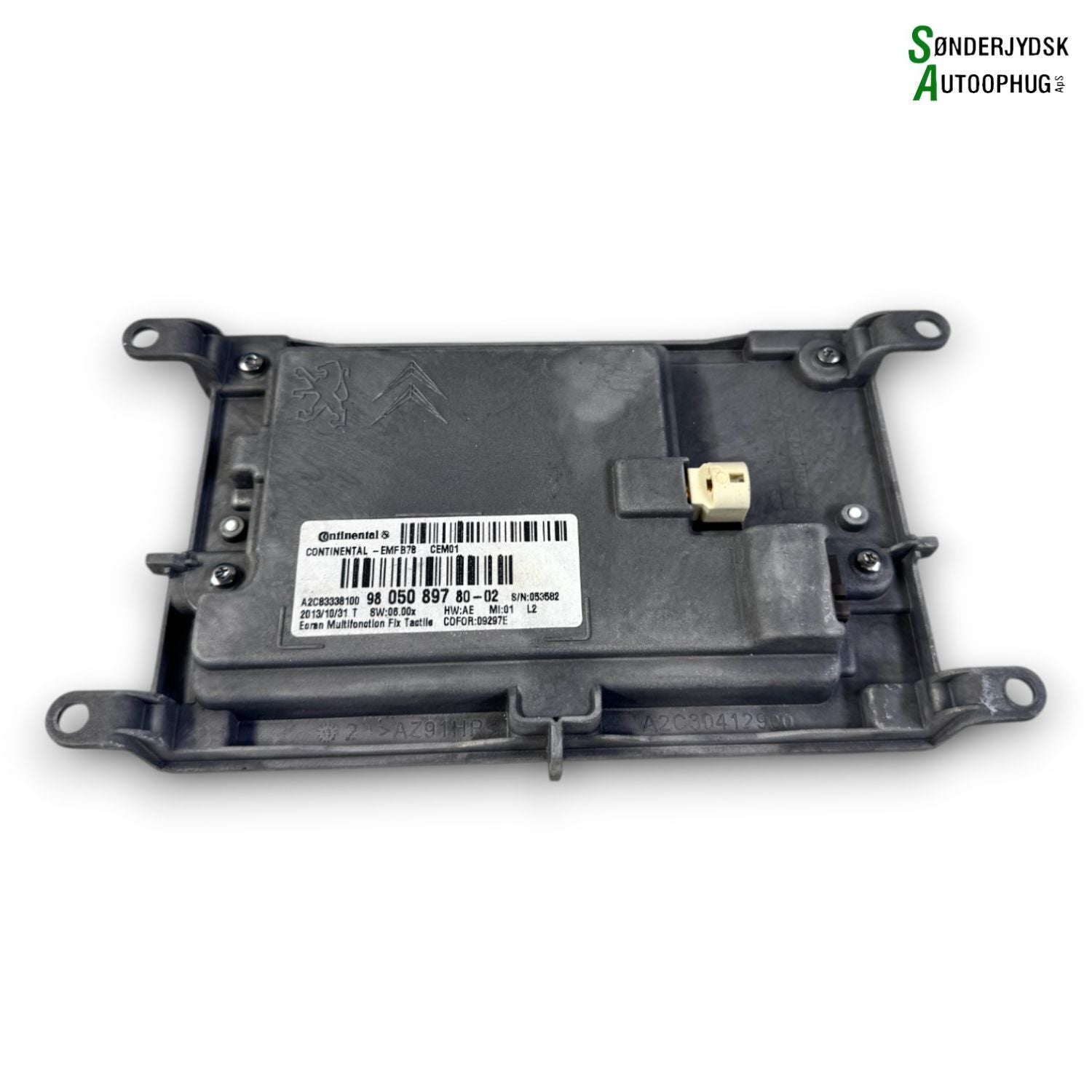 Citroen C4 Grand Picasso Radio, Multi Display Med OEM Nr. 9812720580 Fra Citroen Ophugger