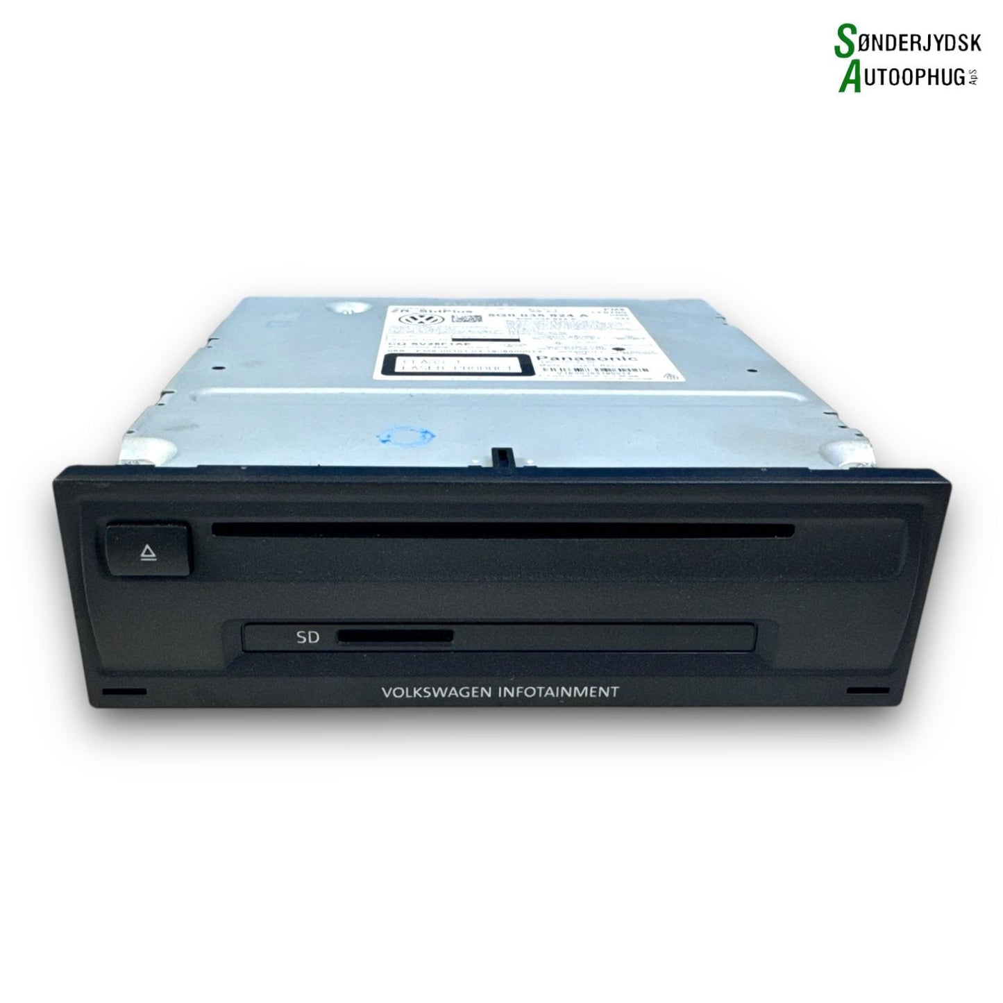 VW Golf 7 AU Radio Med OEM Nr. 5G0035824AX Fra VW Ophugger