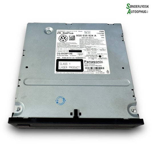 VW Golf 7 AU Radio Med OEM Nr. 5G0035824A Fra VW Ophugger