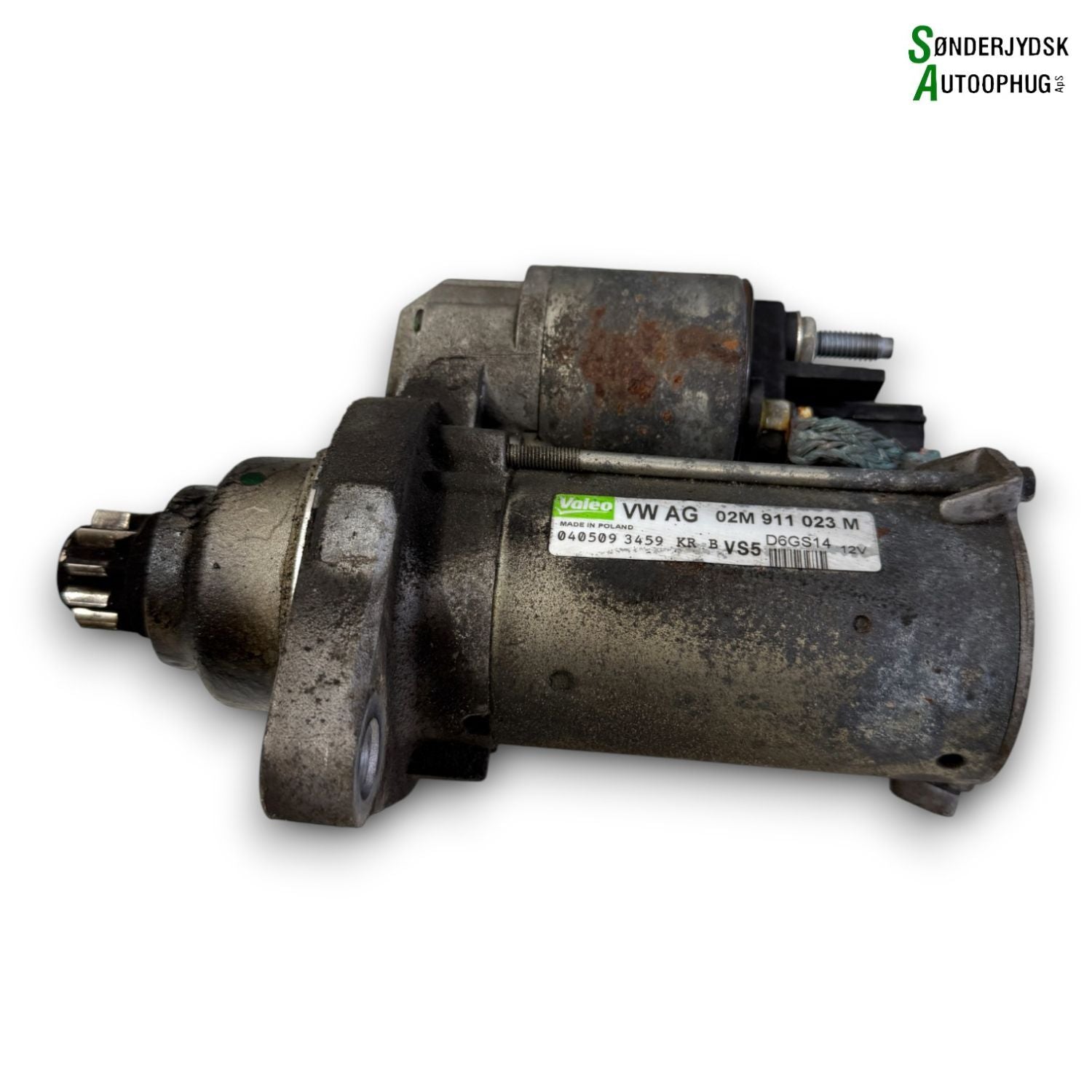VW Scirocco III I3 Starter Med OEM Nr. 02M911023M Fra VW Ophugger