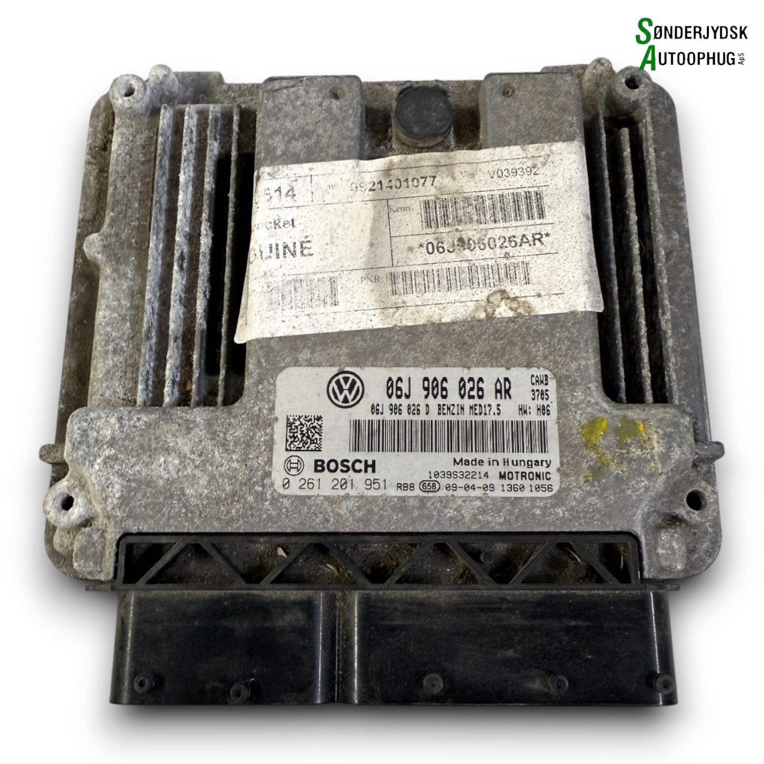 VW Scirocco III I3 Motorstyring - Motorstyreboks - Injection Elboks Med OEM Nr. 06J906026AR Fra VW Ophugger