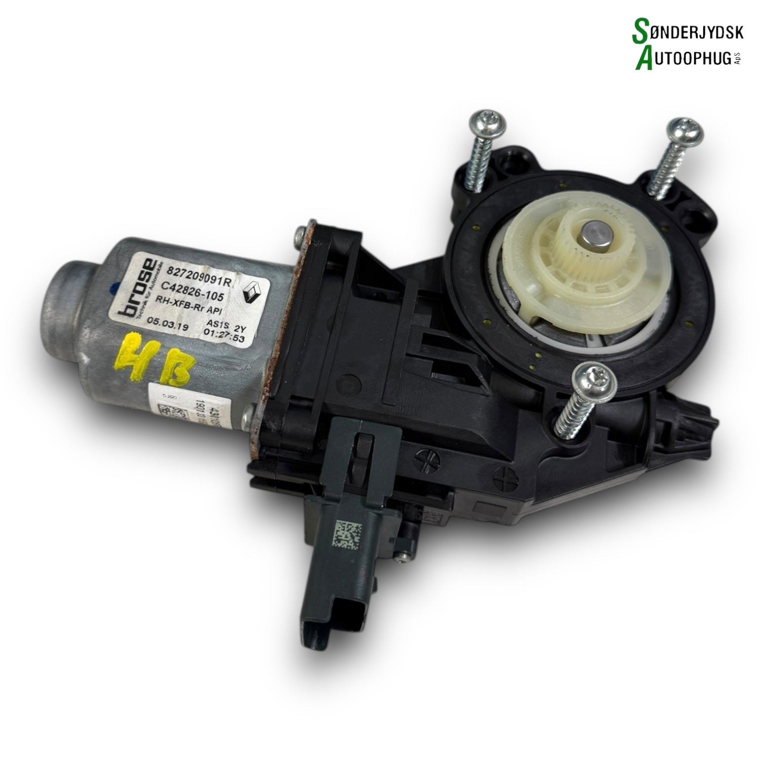 Renault Megane 4 Rudemotor - Rudehejs Med OEM Nr. 827209091R Fra Renault Ophugger