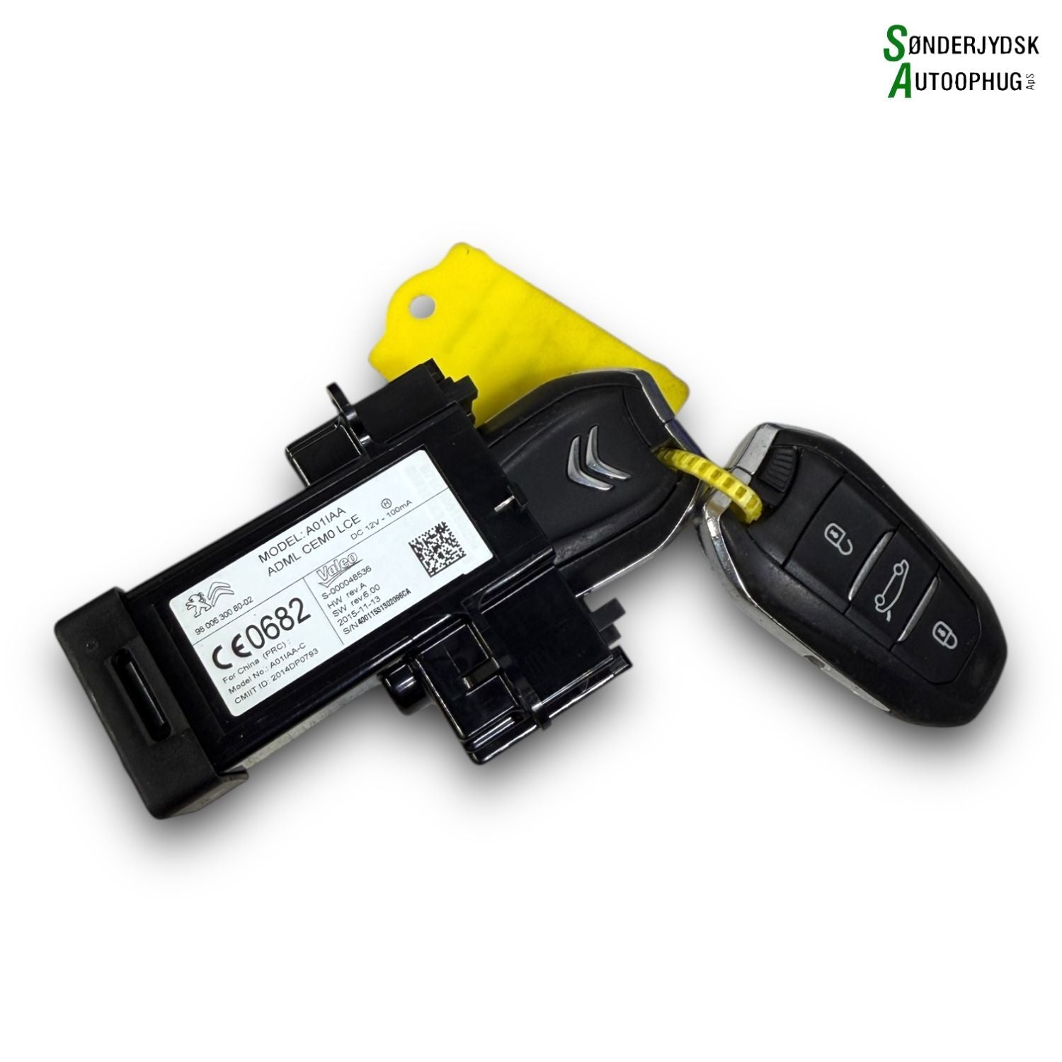 Citroen C4 Grand Picasso Startspærre Med OEM Nr. 9800630080 Fra Citroen Ophugger