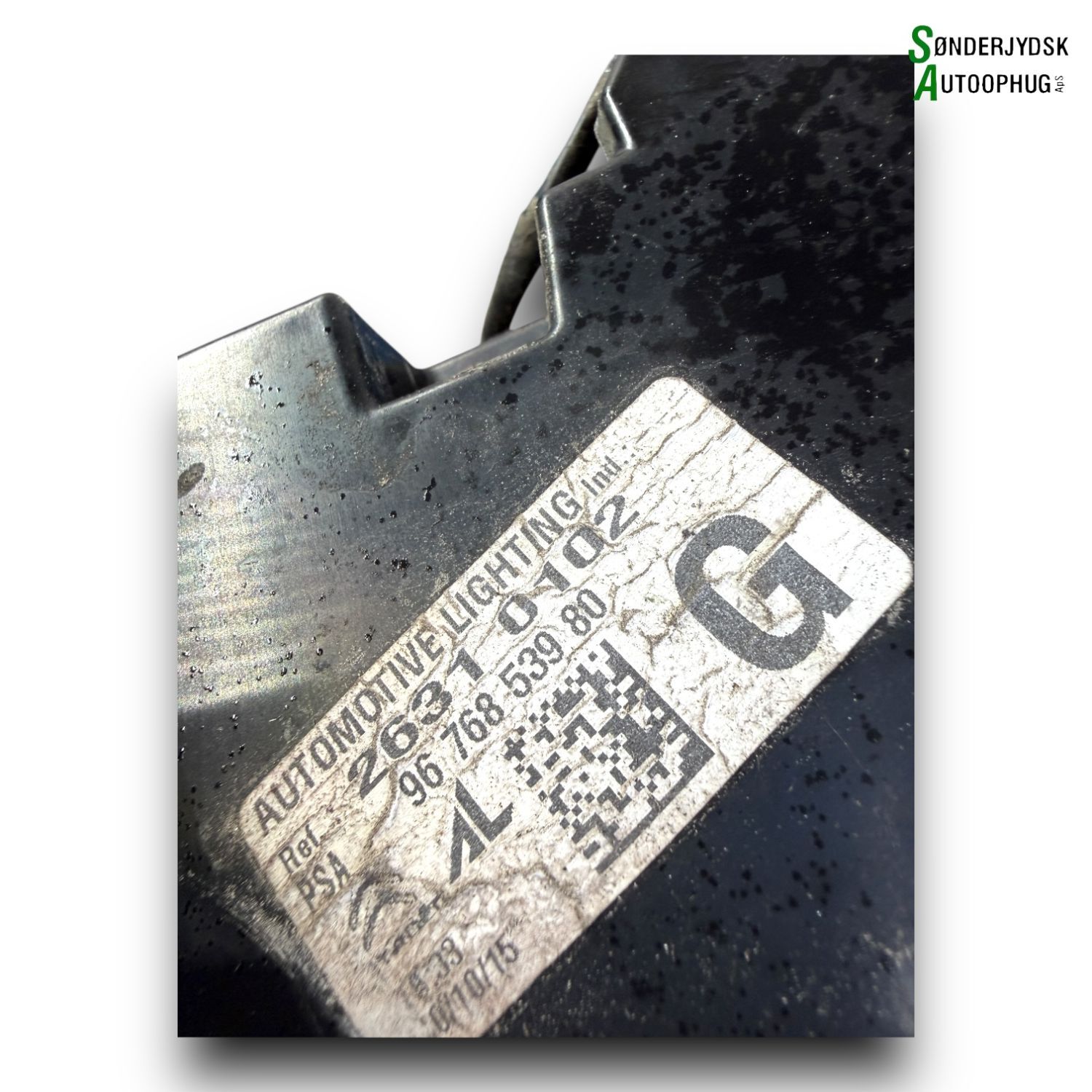 Citroen C4 Grand Picasso Baglygte Med OEM Nr. 9676853980 Fra Citroen Ophugger