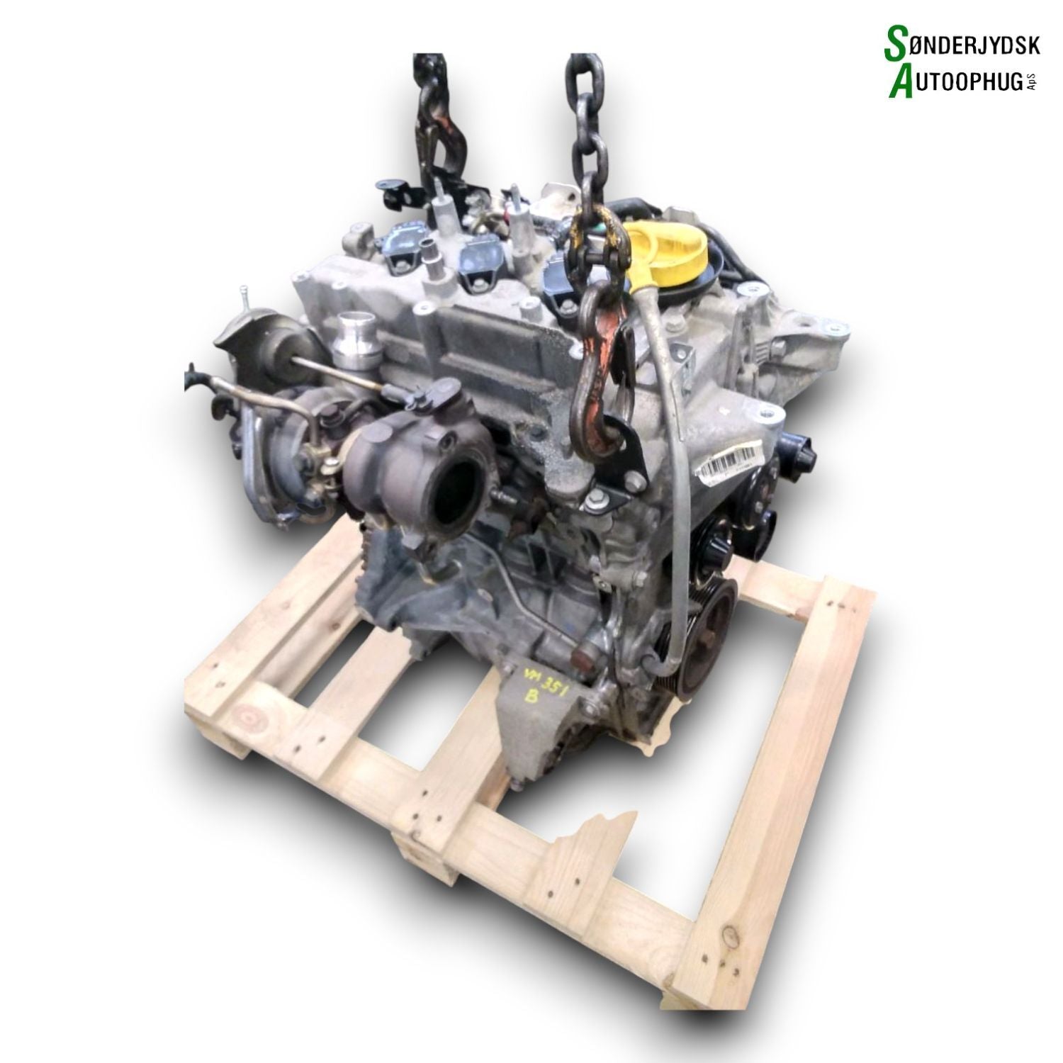 Renault Clio 4 Motor Med OEM Nr. H4B400 Fra Renault Ophugger