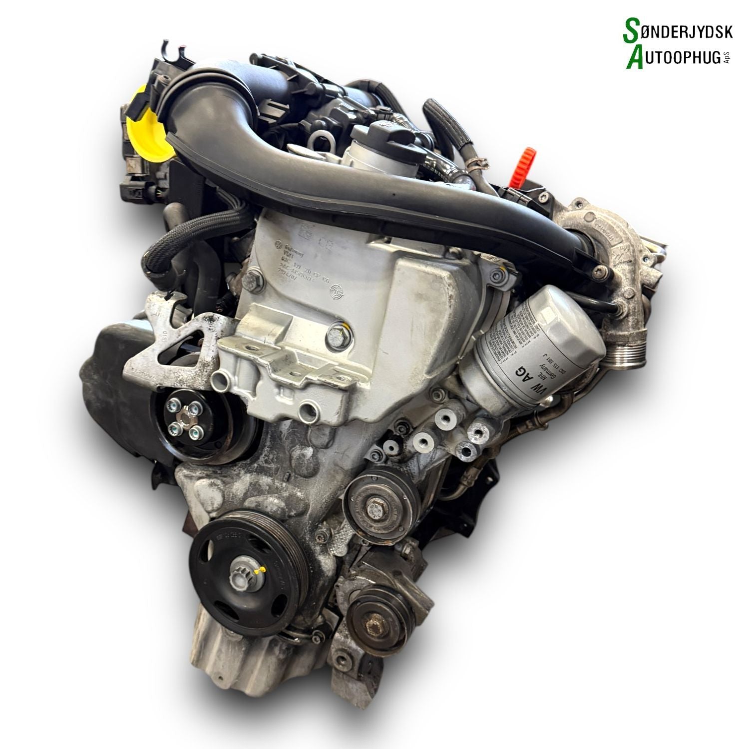 VW Scirocco III I3 Motor Med OEM Nr. 03C100091T Fra VW Ophugger