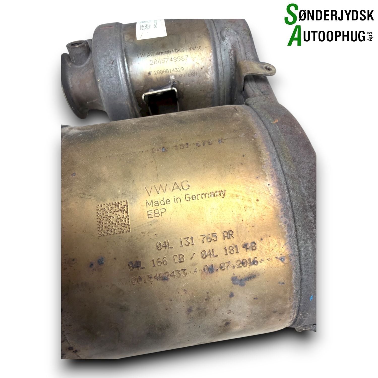 VW Touran 5T Partikelfilter Med OEM Nr. 5Q013105AQ Fra VW Ophugger