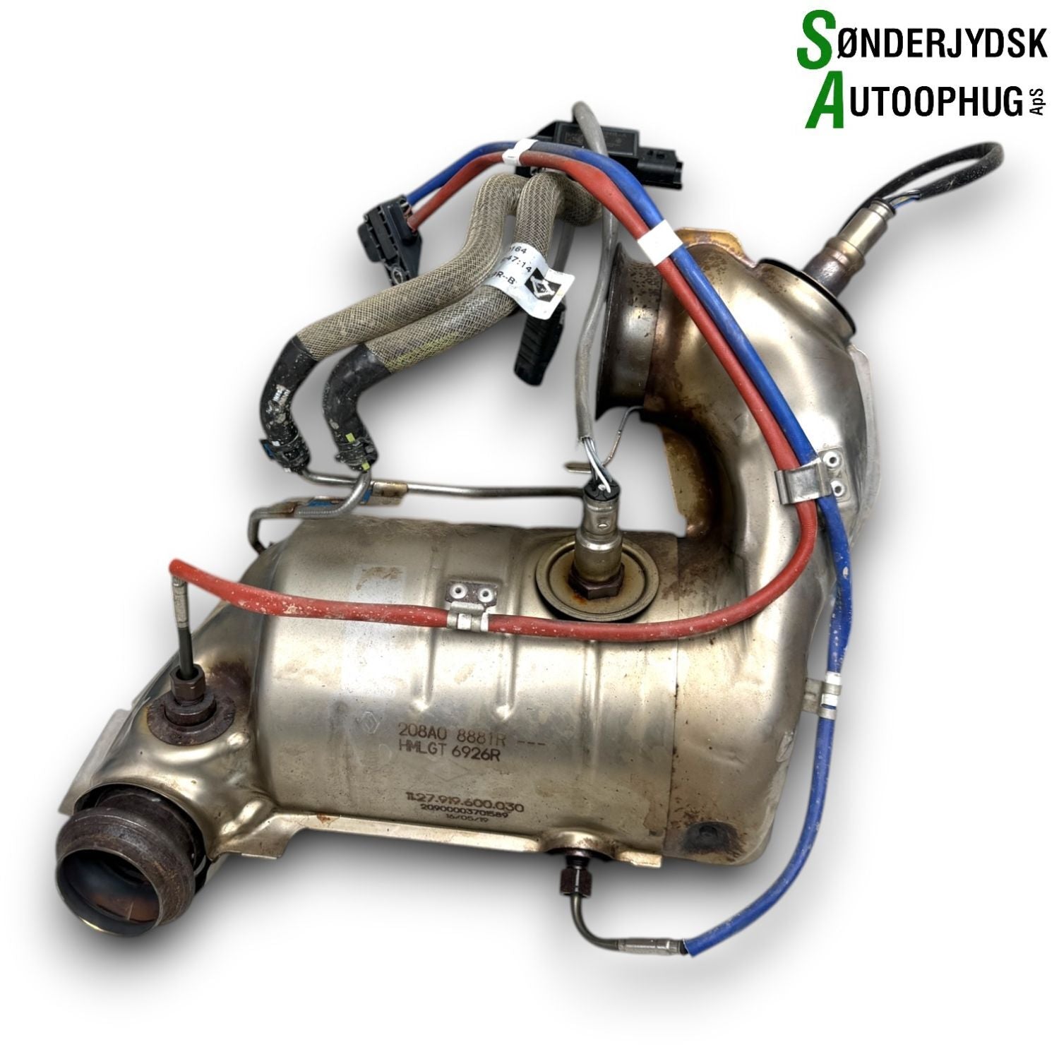 Nissan Qashqai Katalysator Med OEM Nr. 226587733R Fra Nissan Ophugger
