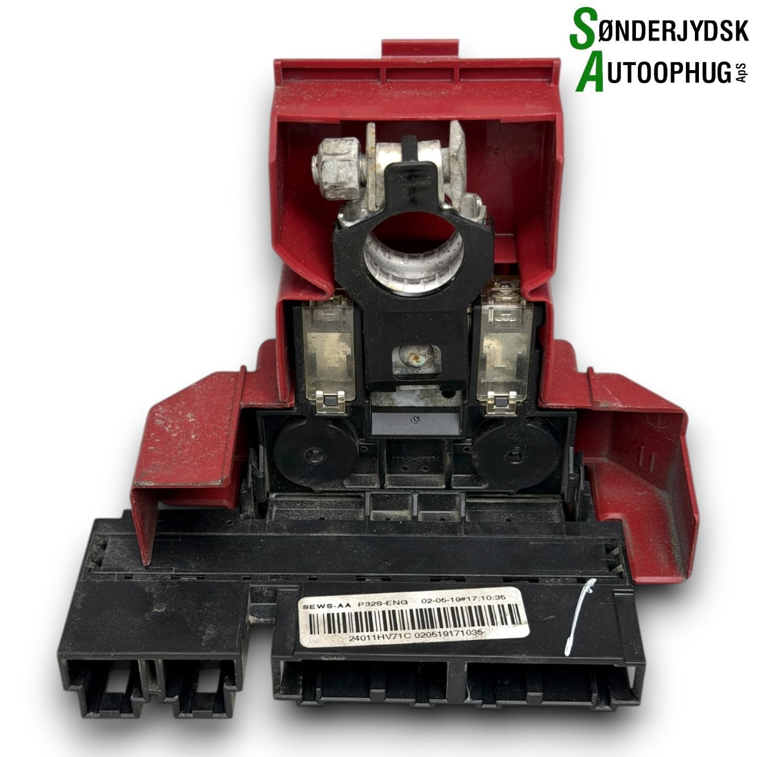 Nissan Qashqai Sikring For Driftsbatteri Med OEM Nr. 243805RB0A Fra Nissan Ophugger