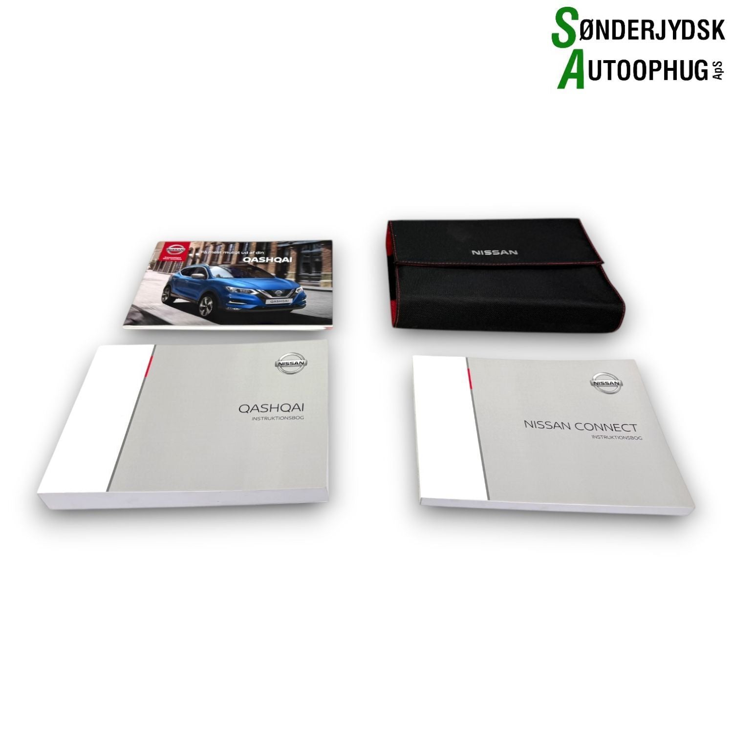 Nissan Qashqai Instruktionsbog Med OEM Nr. QR18DA0J11E3EUR Fra Nissan Ophugger