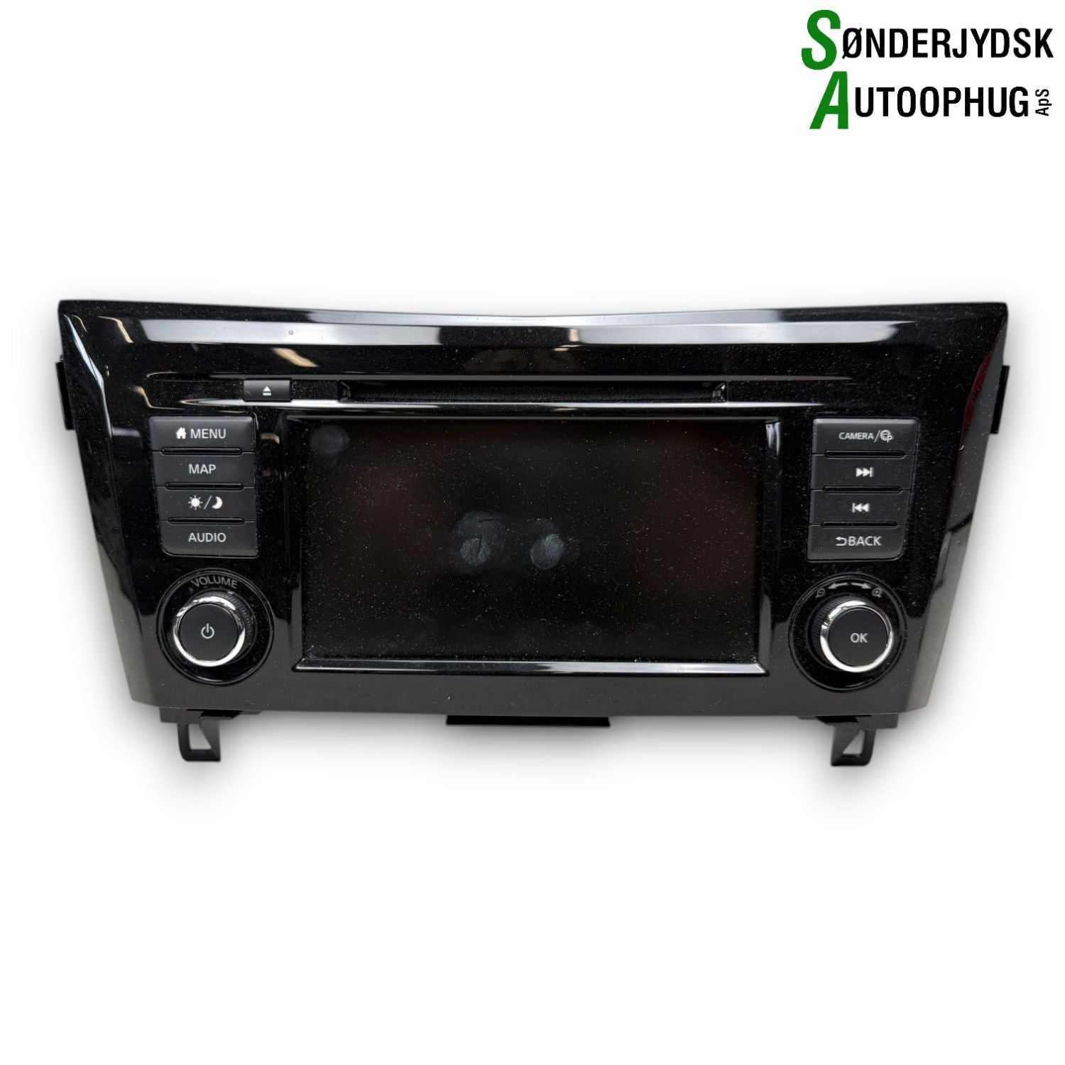 Nissan Qashqai Radio, Multi Display Med OEM Nr. 259157FW0B Fra Nissan Ophugger