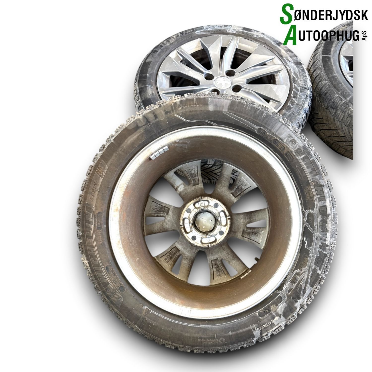 Peugeot 208 Fælge M/Vinter Dæk   Med OEM Nr. 9828185580 Fra Peugeot Ophugger