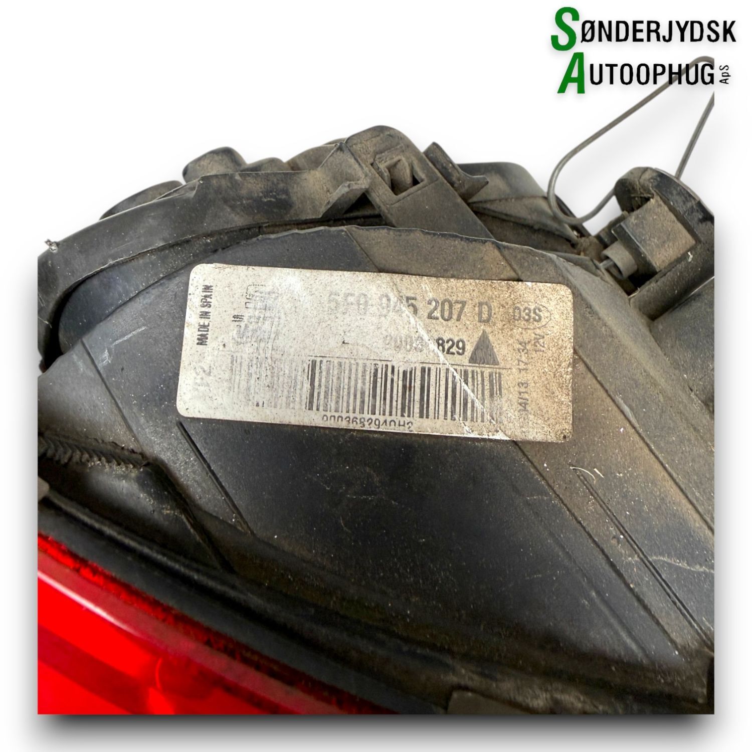 Seat Leon Baglygte Med OEM Nr. 5F0945207D Fra Seat Ophugger