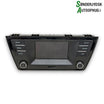 Skoda Fabia Radio, Multi Display Med OEM Nr. 6V0035867D Fra Skoda Ophugger
