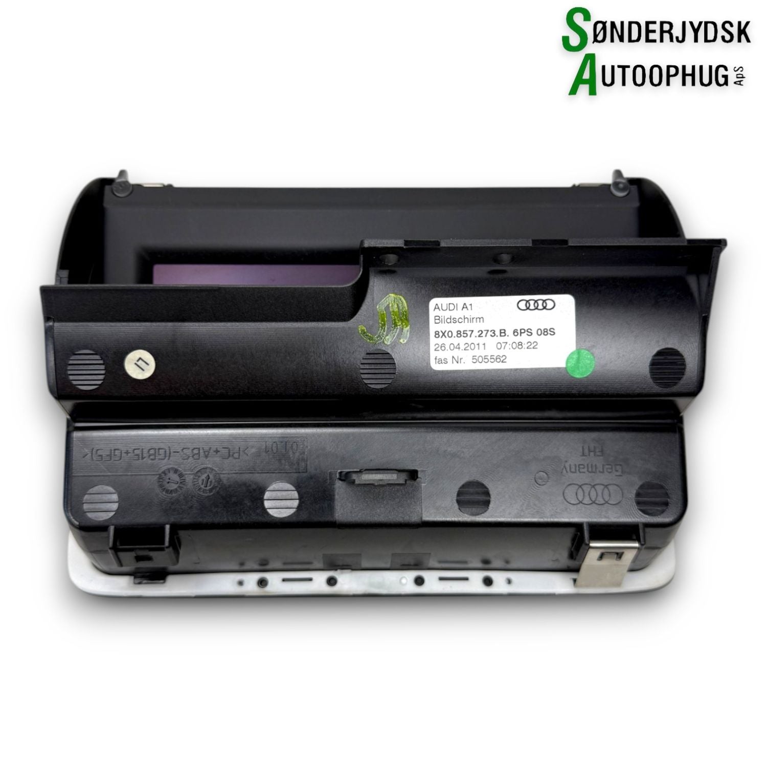 Audi A1 Radio, Multi Display Med OEM Nr. 8X0857273B Fra Audi Ophugger