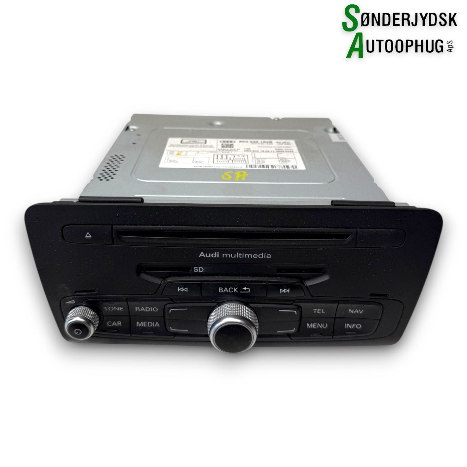 Audi A1 Radio M/Cd Med OEM Nr. 8X0035183B Fra Audi Ophugger