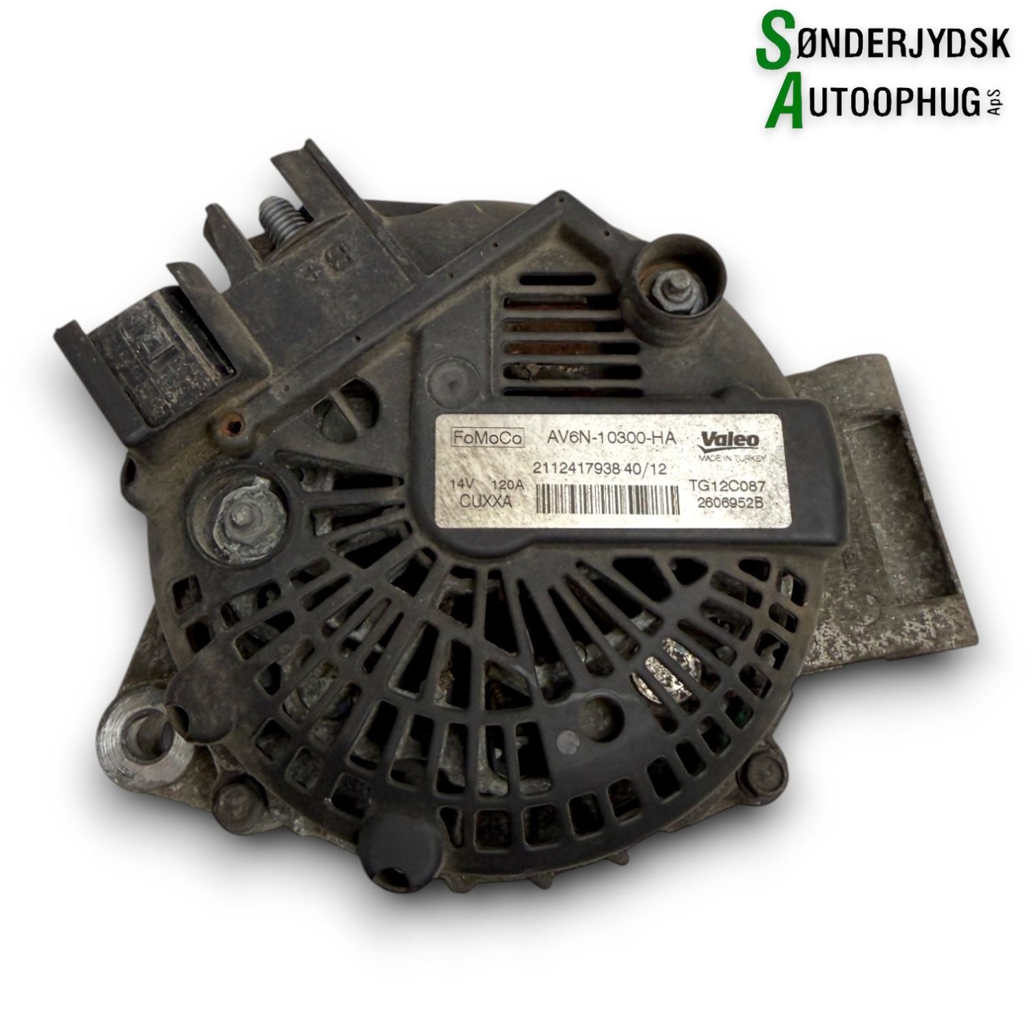 Ford Fiesta 7 Generator Med OEM Nr. AV6N10300HA Fra Ford Ophugger