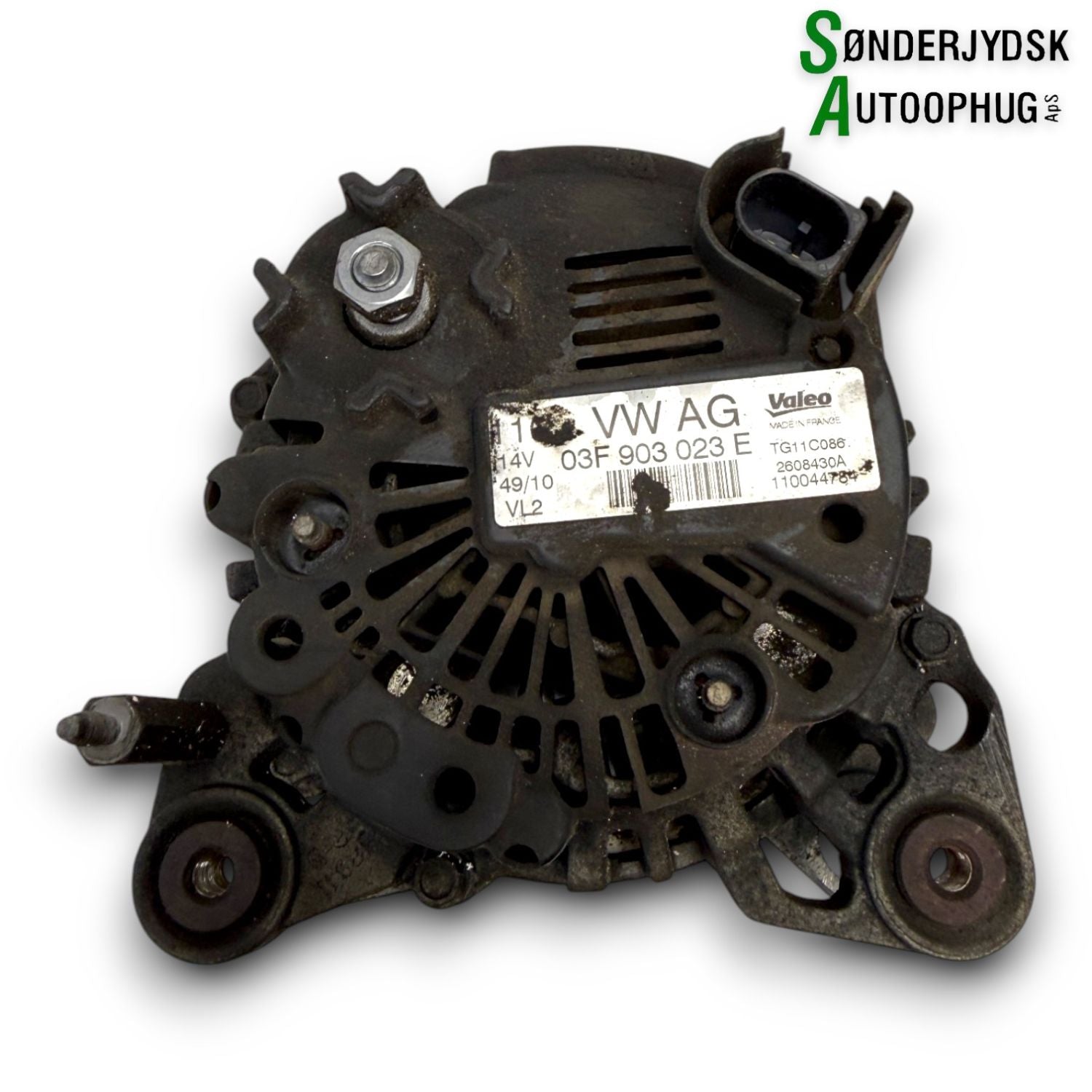 VW Caddy 2K Generator Med OEM Nr. 03F903023E Fra VW Ophugger